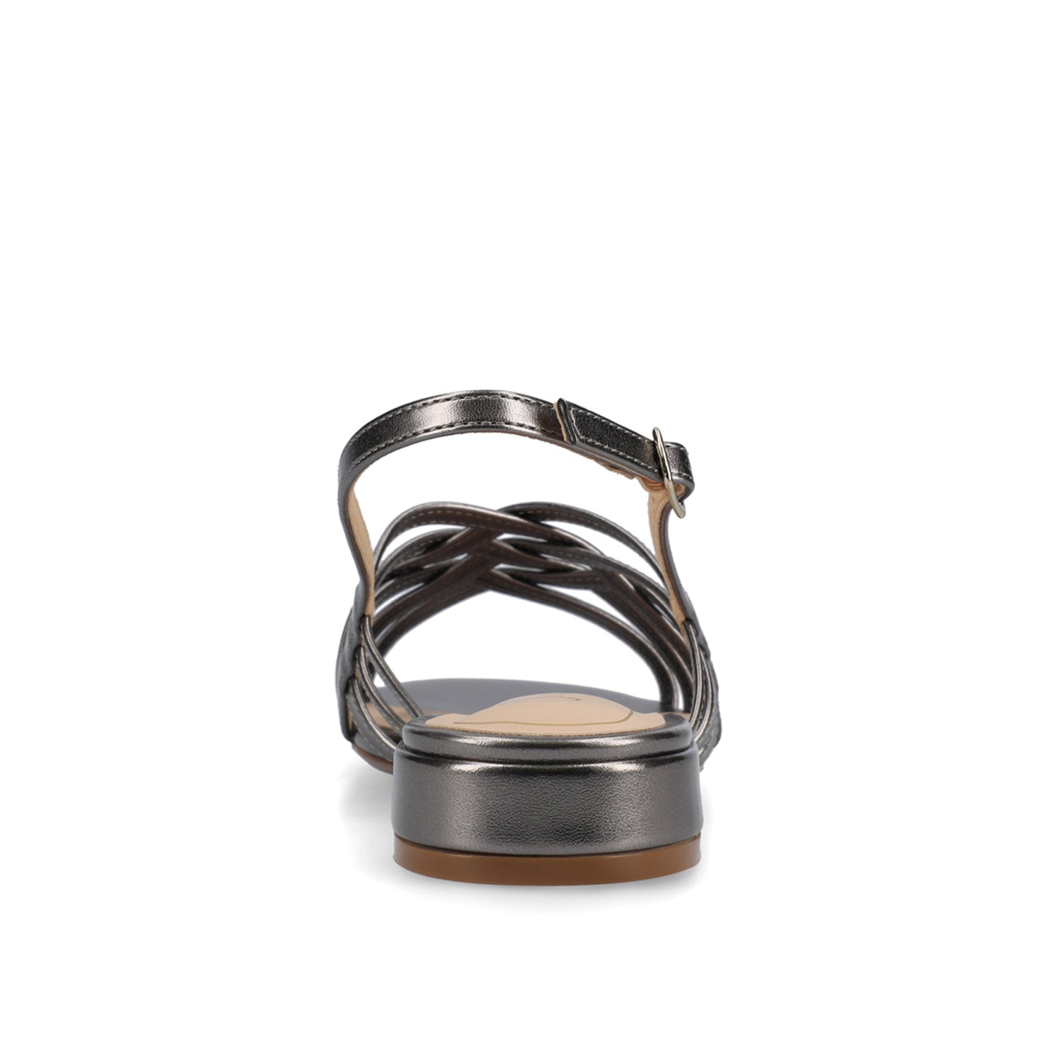 CASSANDRA STRAPPY SANDALS - Pewter PU