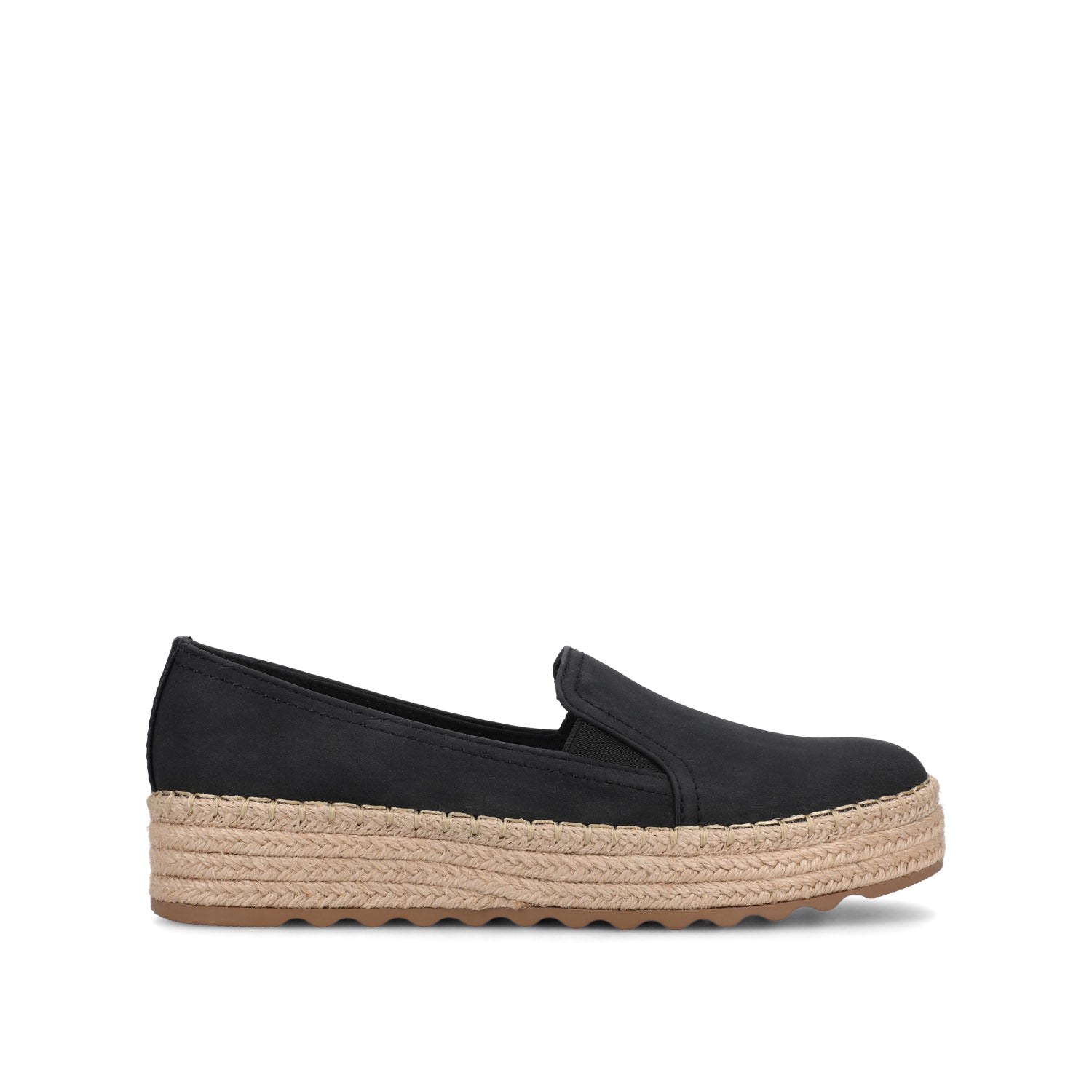 CATALINA SLIP ON ESPADRILLES - Black Nubuck