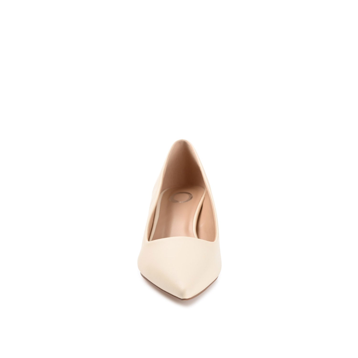 CELICA KITTEN HEELS IN VEGAN LEATHER - Beige PU