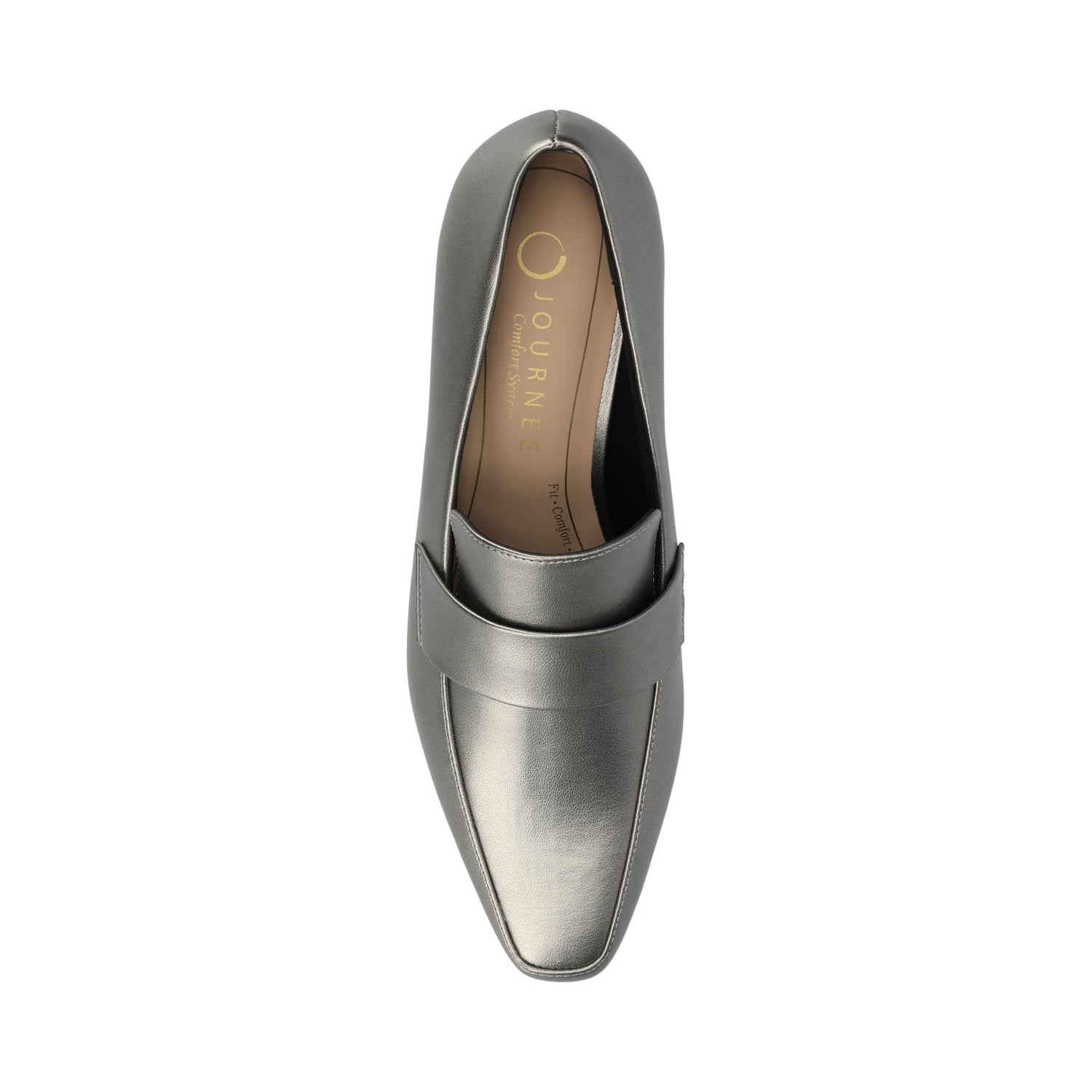 CELINA KITTEN LOAFER HEELS IN CROCO STATEMENT WIDE