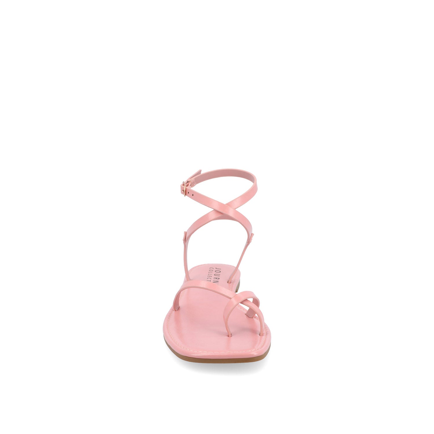 CHARRA MULTI STRAP SANDALS IN PATENT - Pink