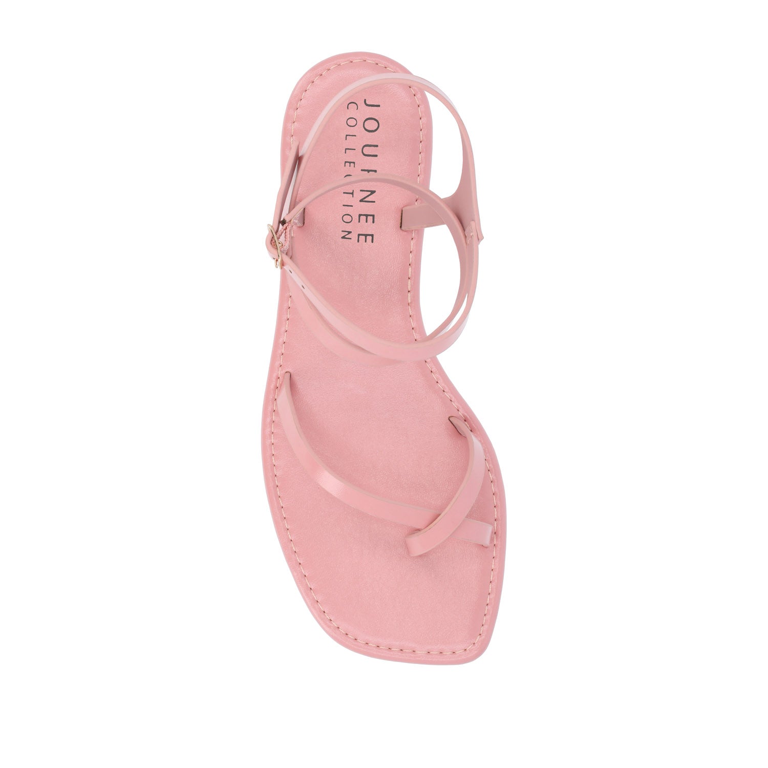 CHARRA MULTI STRAP SANDALS IN PATENT - Pink