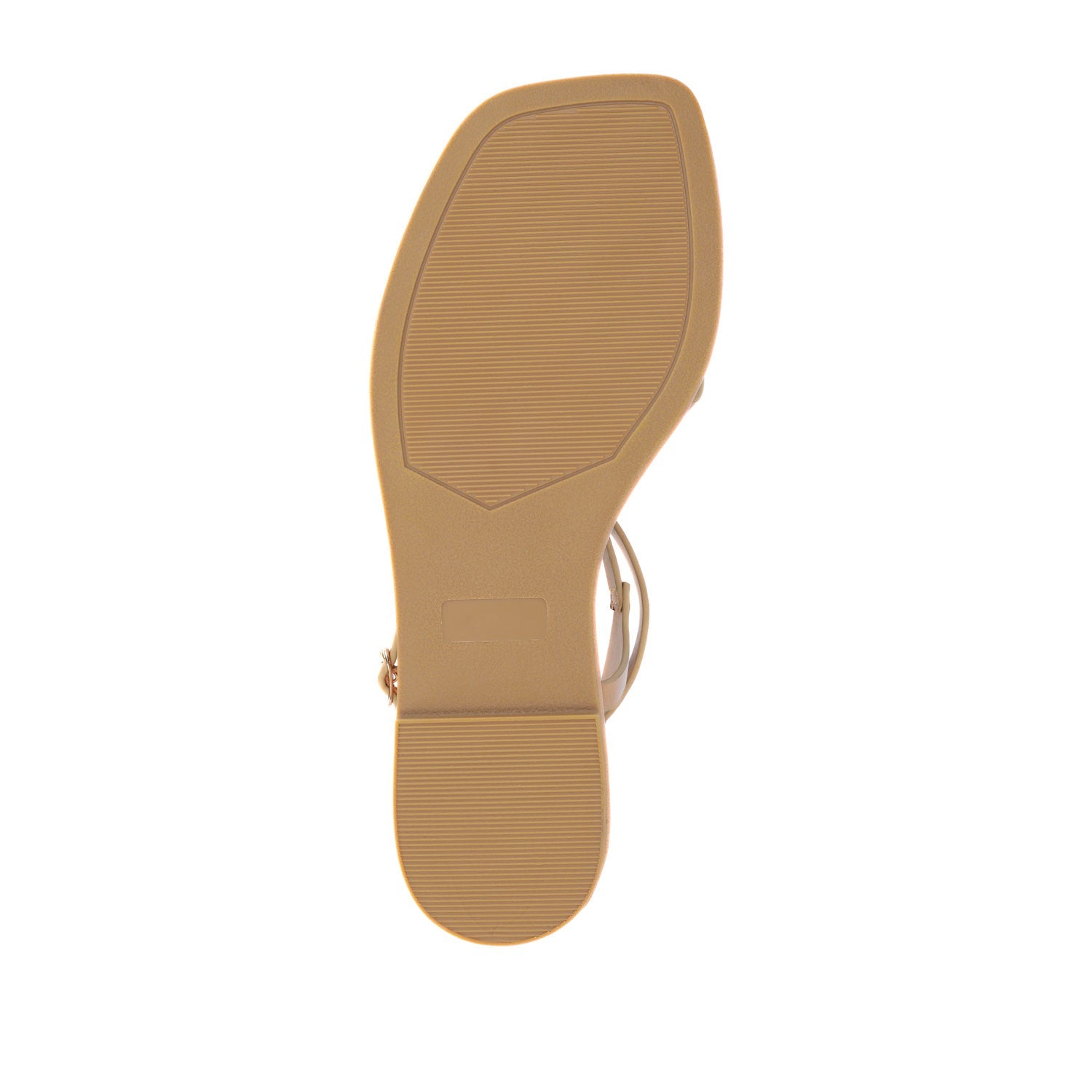 CHARRA MULTI STRAP SANDALS IN PATENT - Tan
