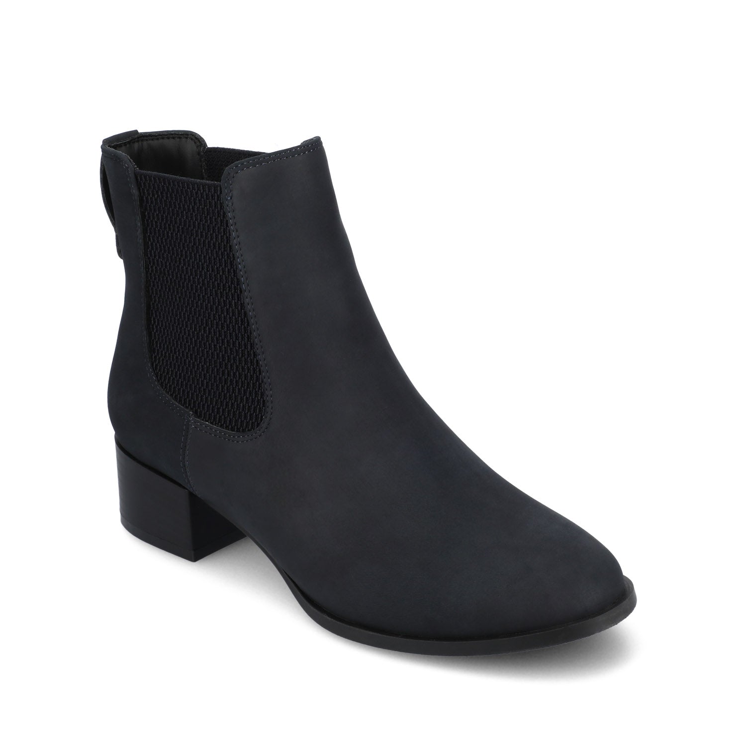 CHAYSE WESTERN PULL ON BOOTIES - Navy Nubuck