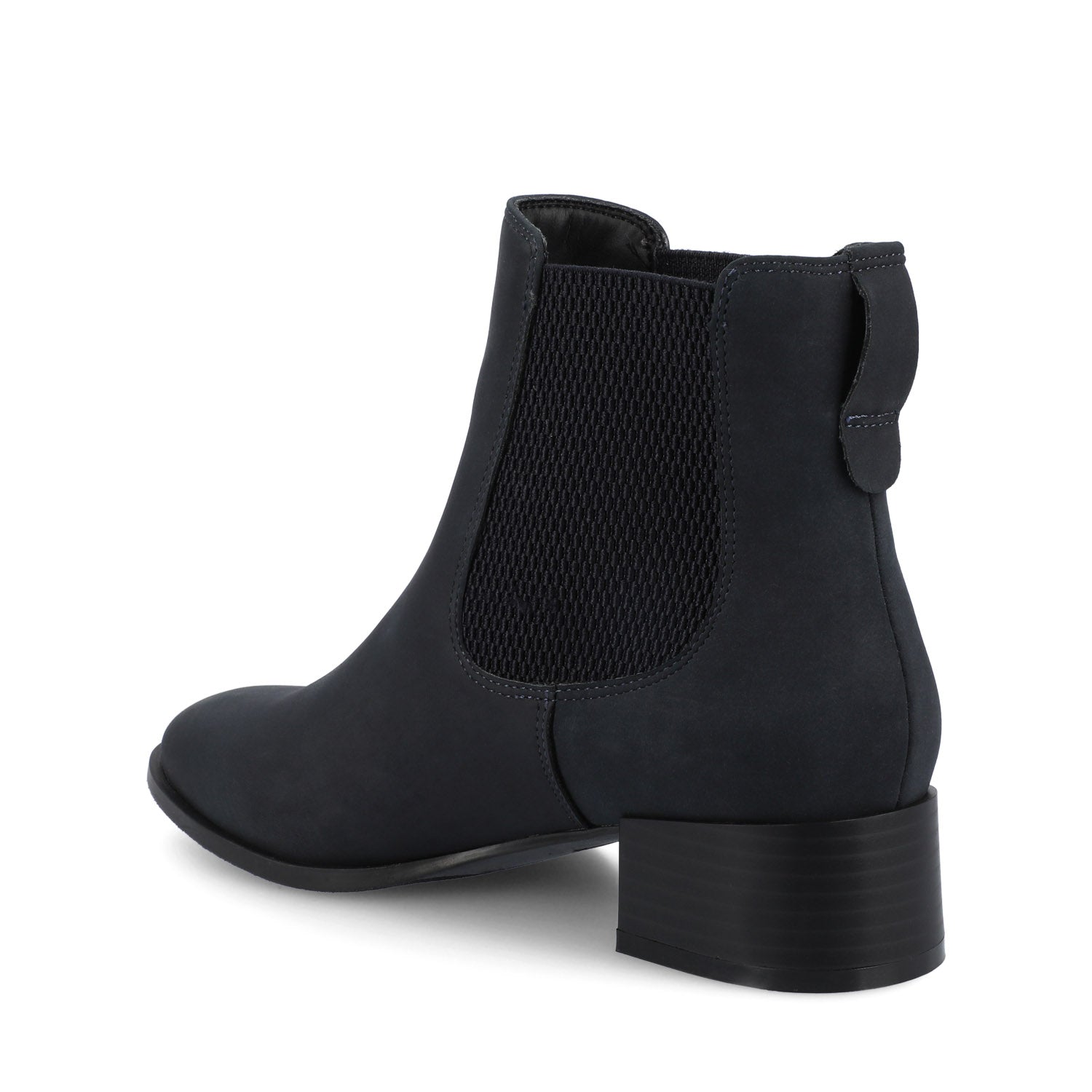 CHAYSE WESTERN PULL ON BOOTIES - Navy Nubuck
