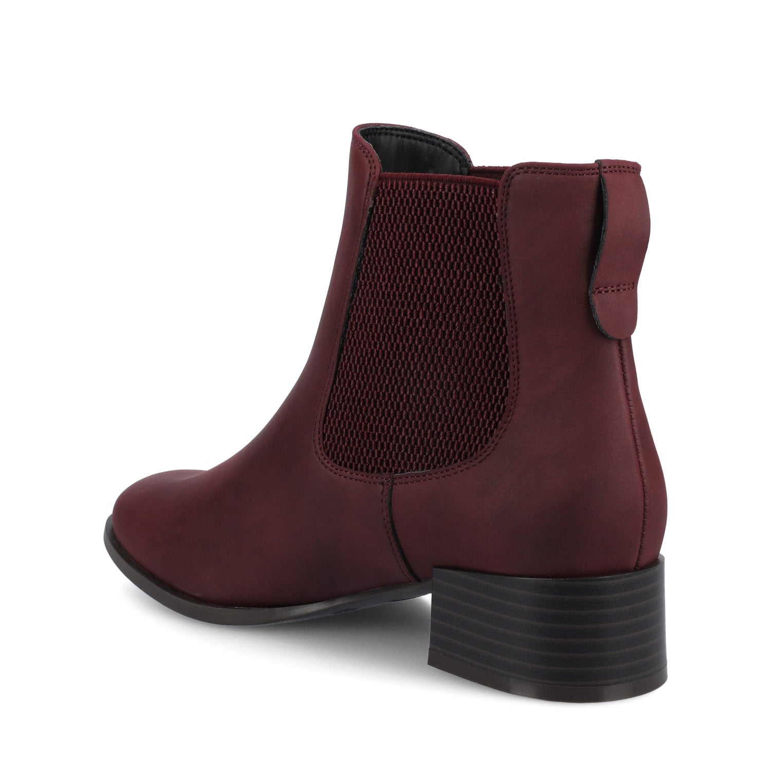 CHAYSE WESTERN PULL ON BOOTIES - Oxblood Nubuck