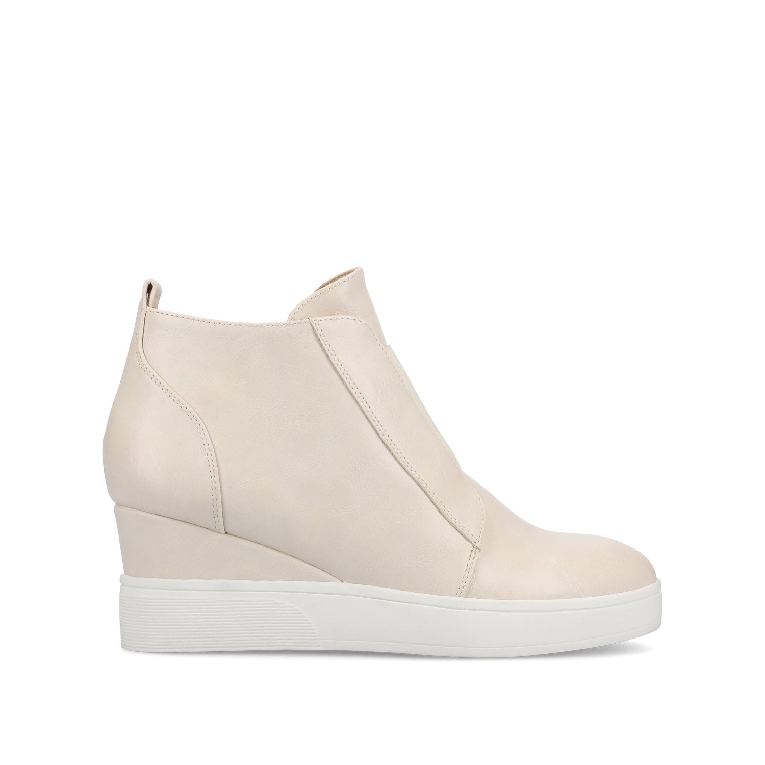 CLARA WEDGE SNEAKERS IN STATEMENT IN WIDE - Beige
