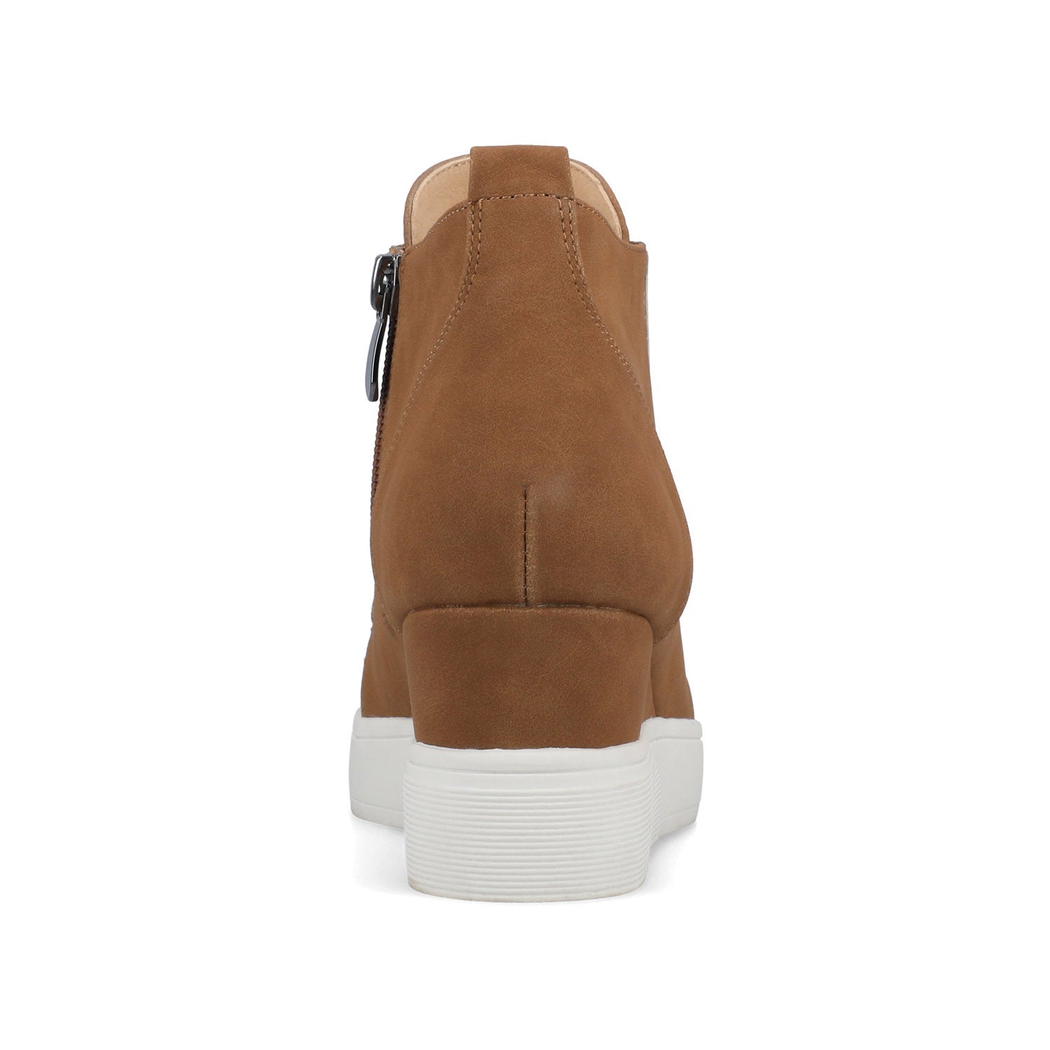 CLARA WEDGE SNEAKERS IN STATEMENT IN WIDE - Tan
