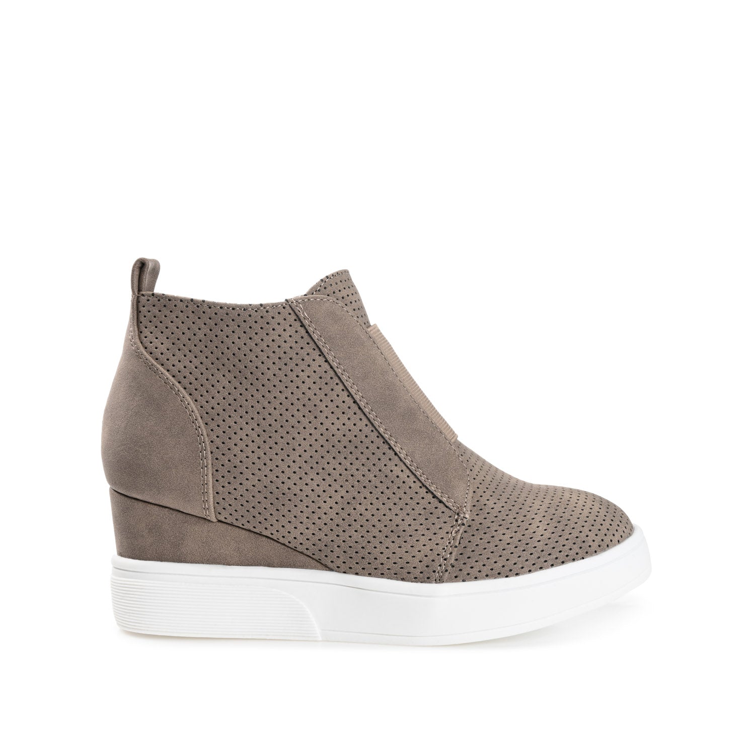 CLARA WEDGE SNEAKERS IN VEGAN LEATHER