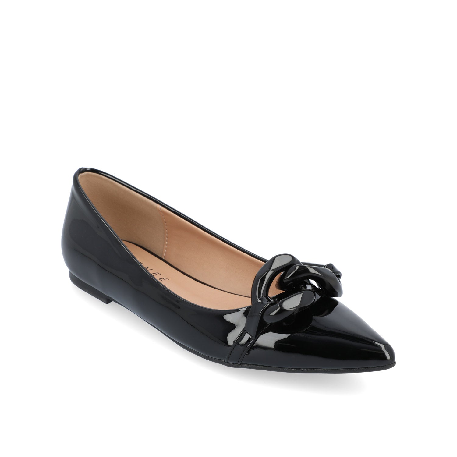CLAREEN BALLET FLATS IN PATENT - Black Patent