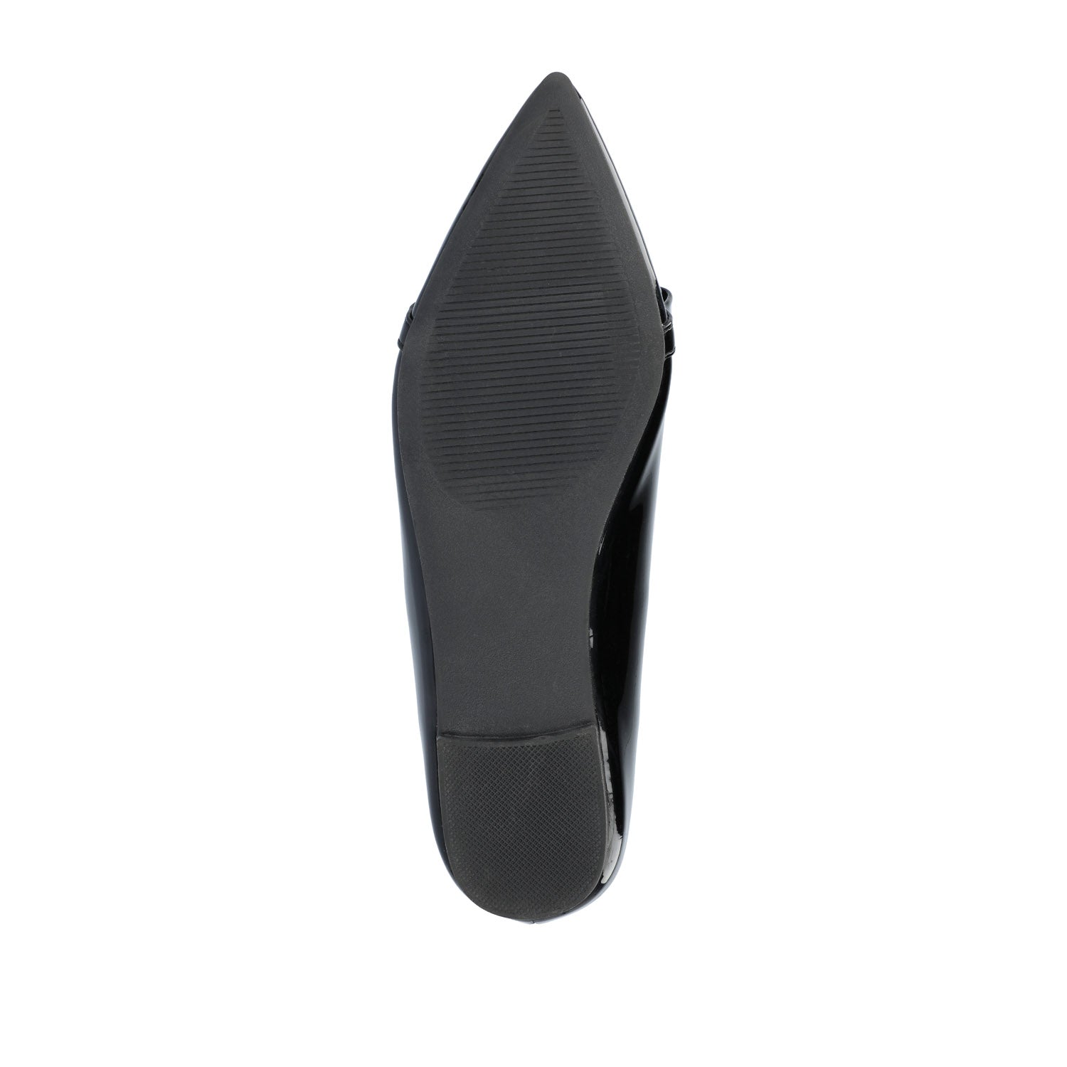 CLAREEN BALLET FLATS IN PATENT - Black Patent