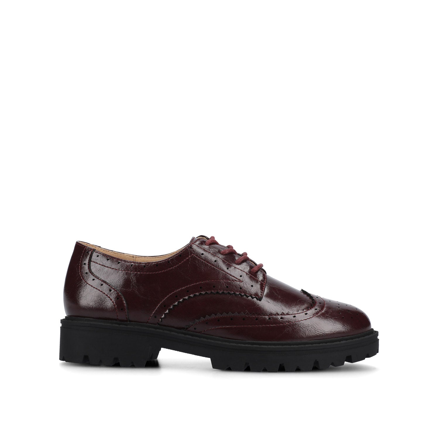 CLAUDIYA OXFORD VEGAN LEATHER LOAFER IN WIDE