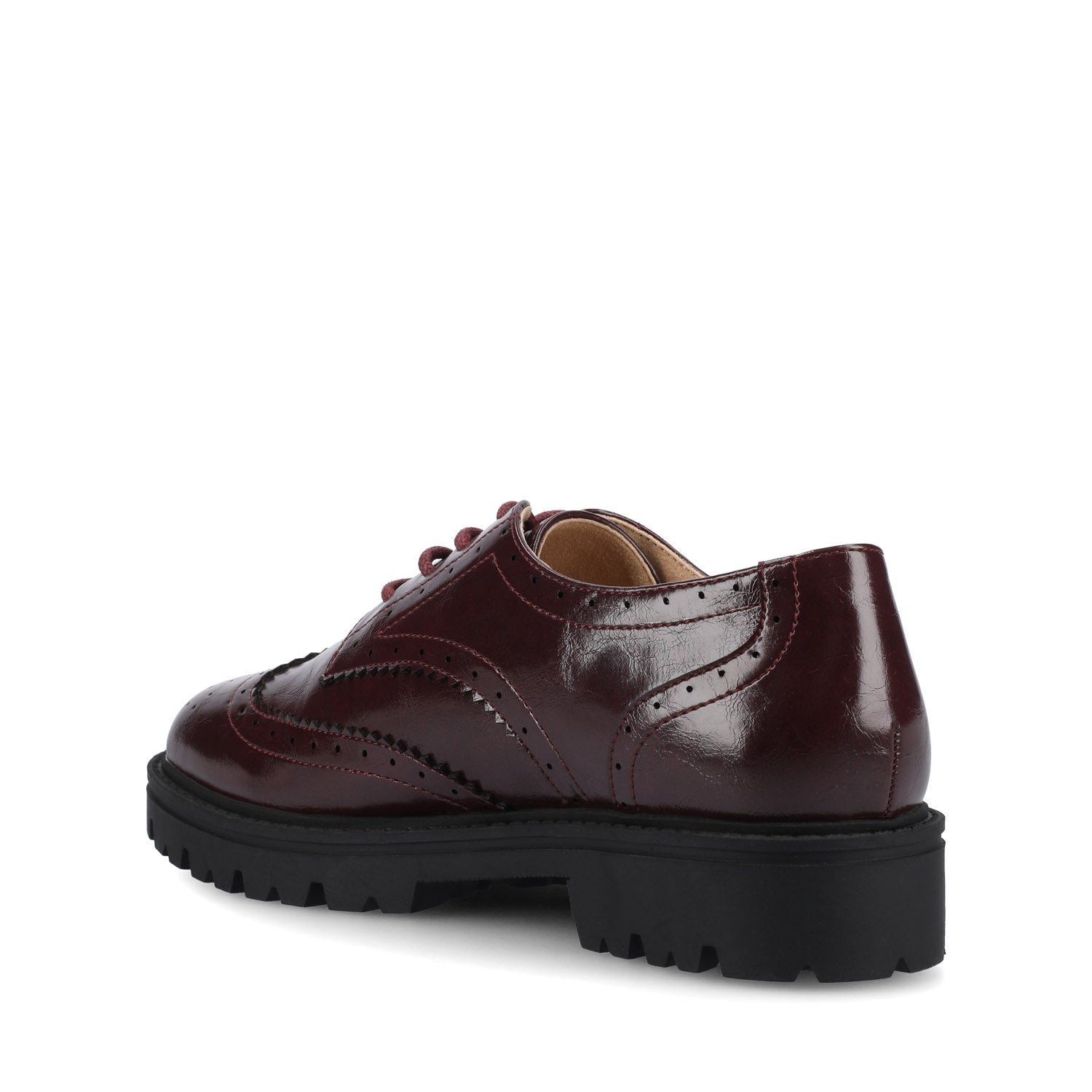 CLAUDIYA OXFORD VEGAN LEATHER LOAFER IN WIDE