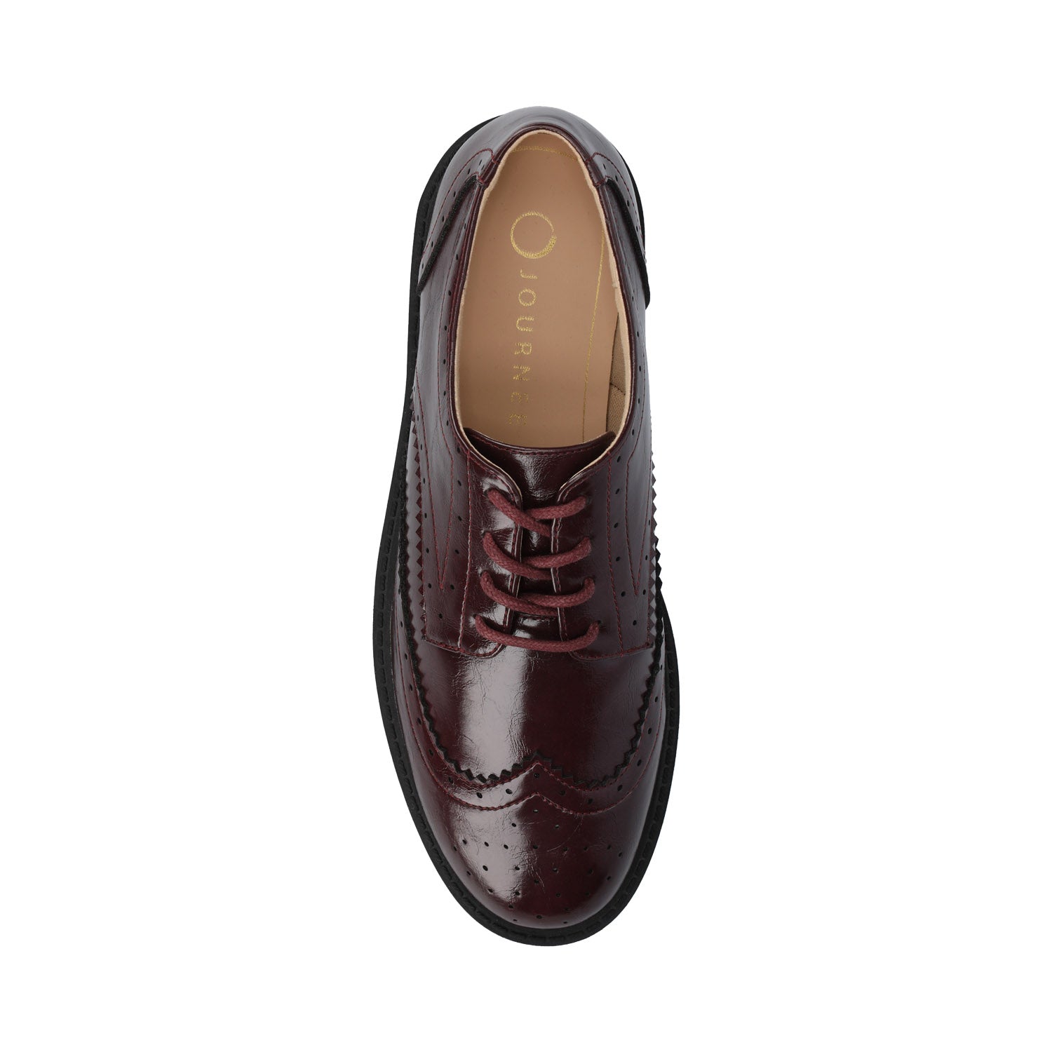 CLAUDIYA OXFORD VEGAN LEATHER LOAFER IN WIDE