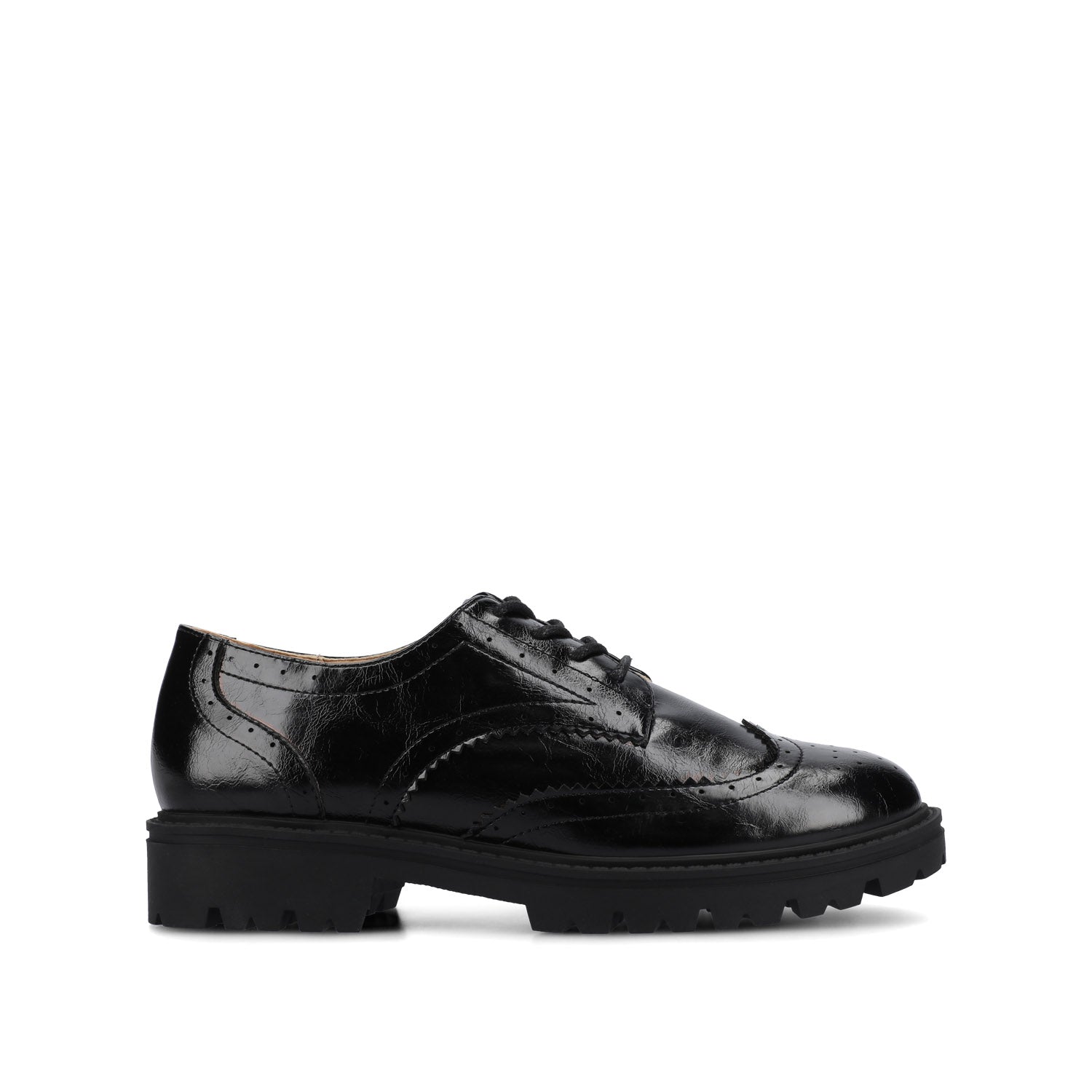 CLAUDIYA OXFORD VEGAN LEATHER LOAFER IN WIDE