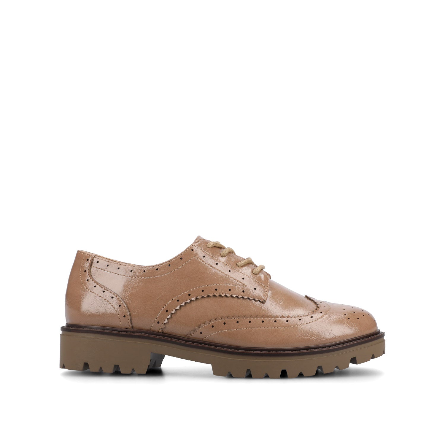 CLAUDIYA OXFORD VEGAN LEATHER LOAFER IN WIDE