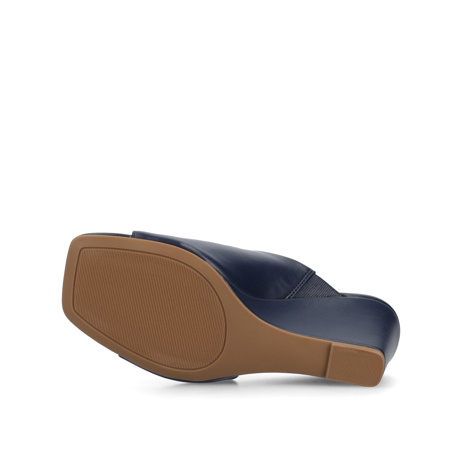 CLEMENTINE WEDGE SANDALS - Navy Nubuck