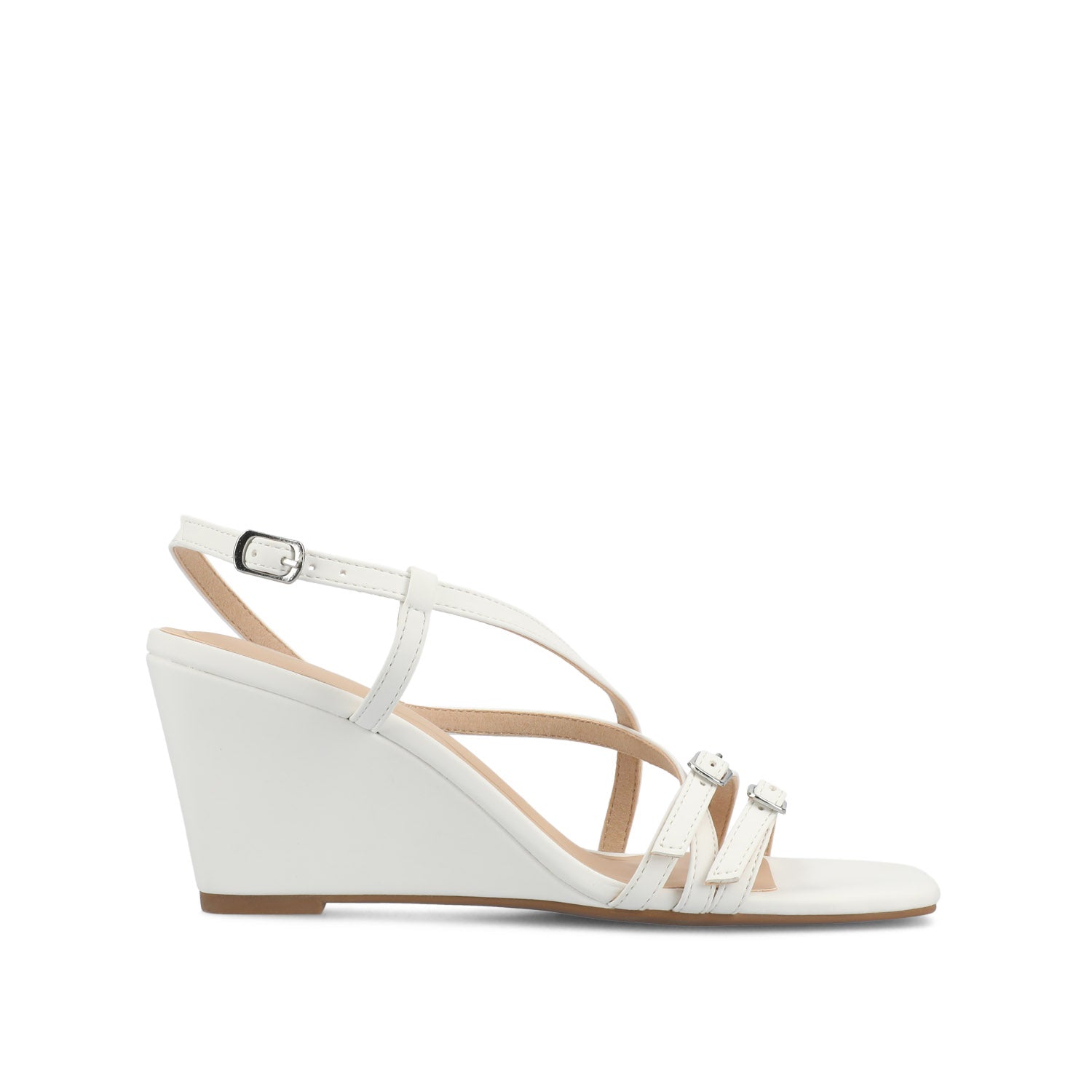 CLINNNE MULTI STRAP WEDGE SANDALS