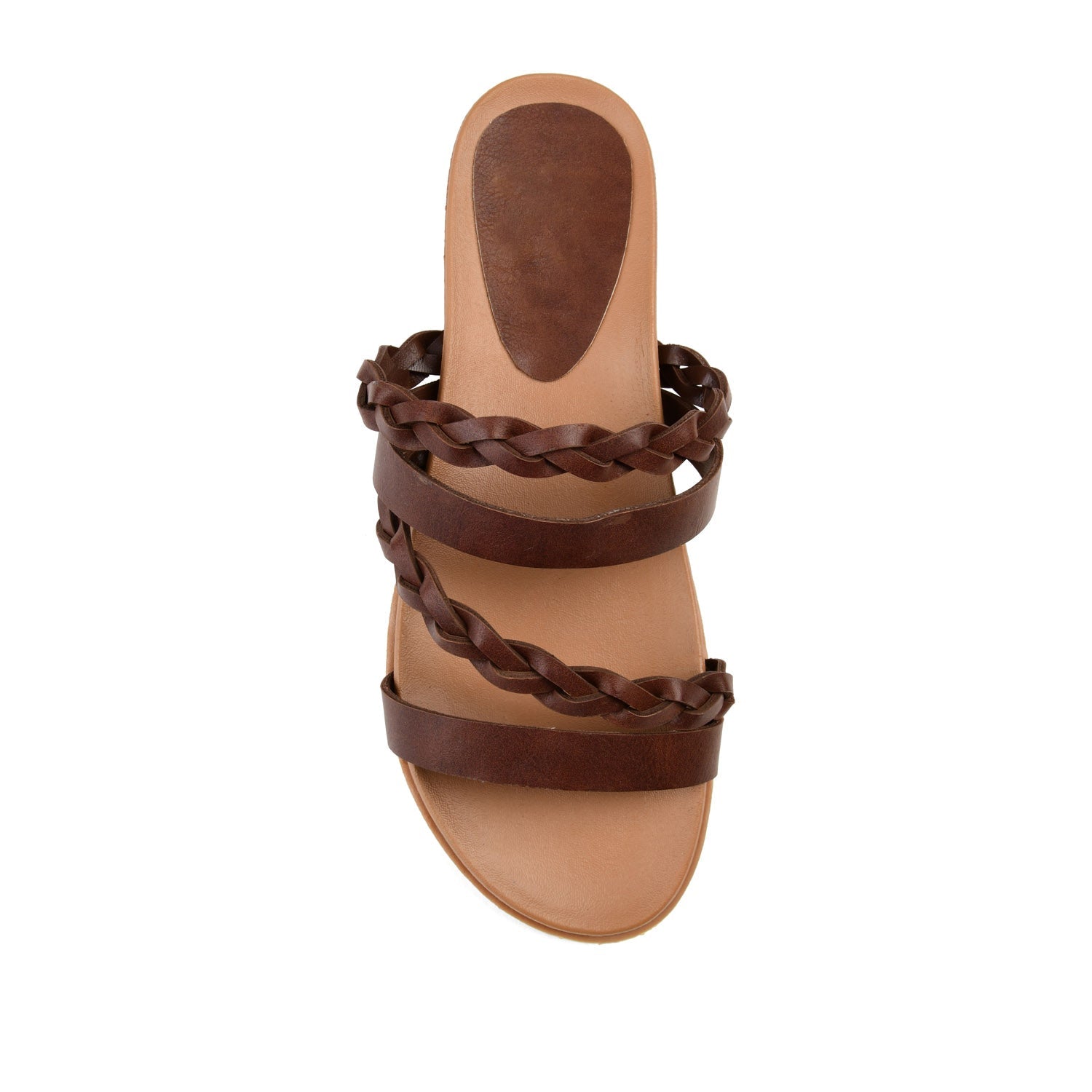 COLETTE SLIDE SANDALS IN WIDE - Brown