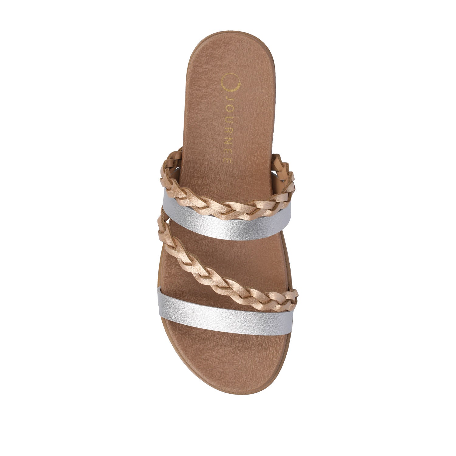 COLETTE SLIDE SANDALS IN VEGAN LEATHER