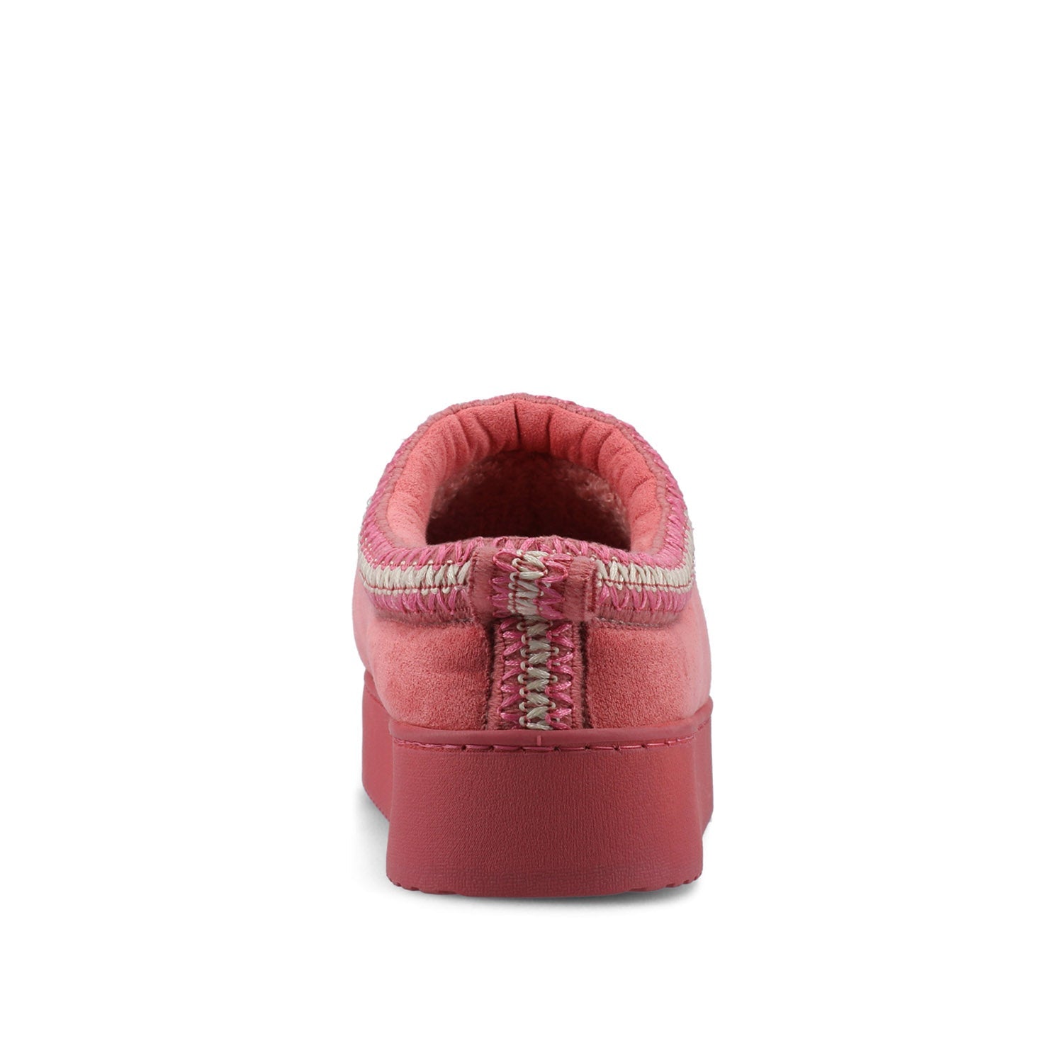 CONNWAY SLIPPERS IN FAUX SUEDE - Hot Pink Faux Suede