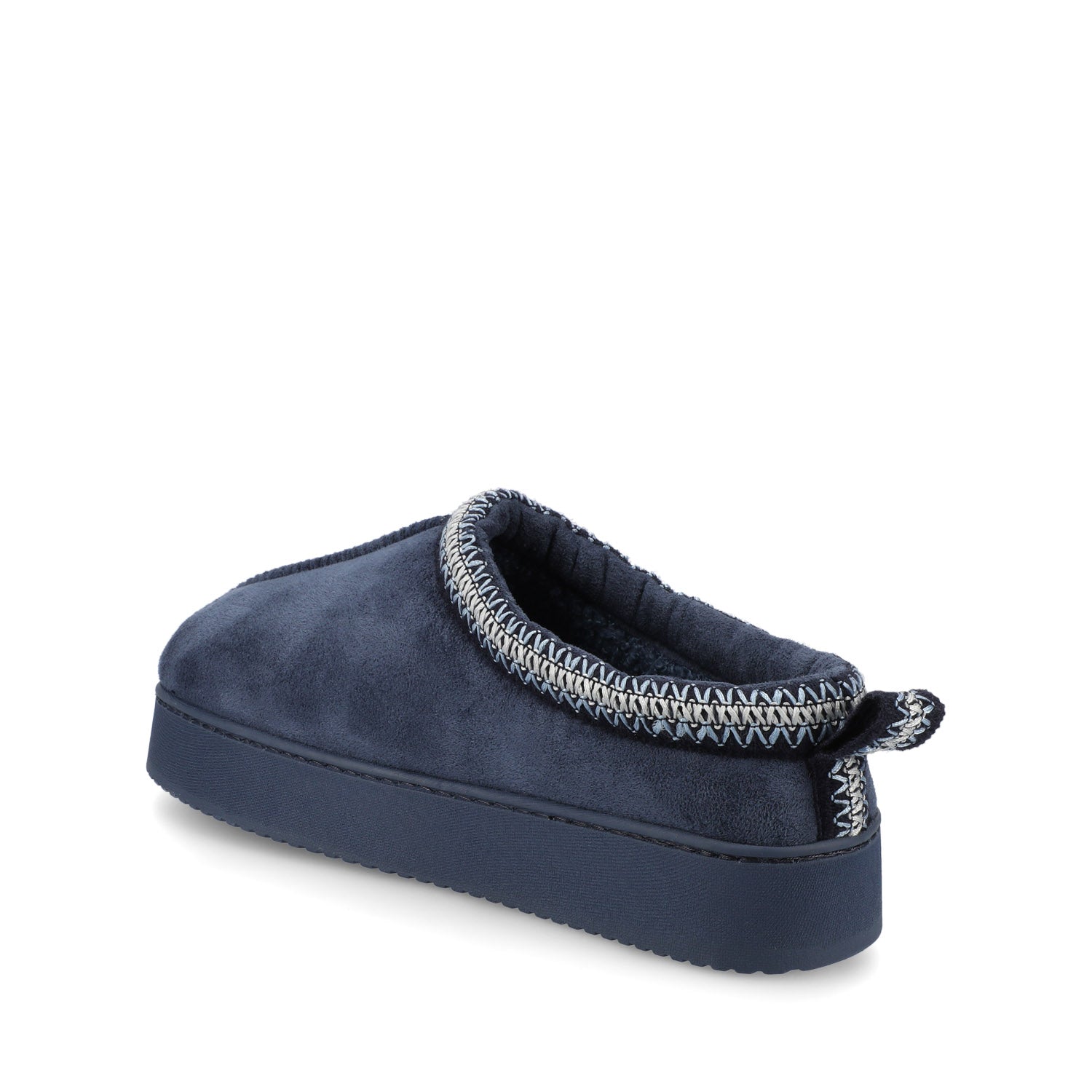 Navy Faux Suede