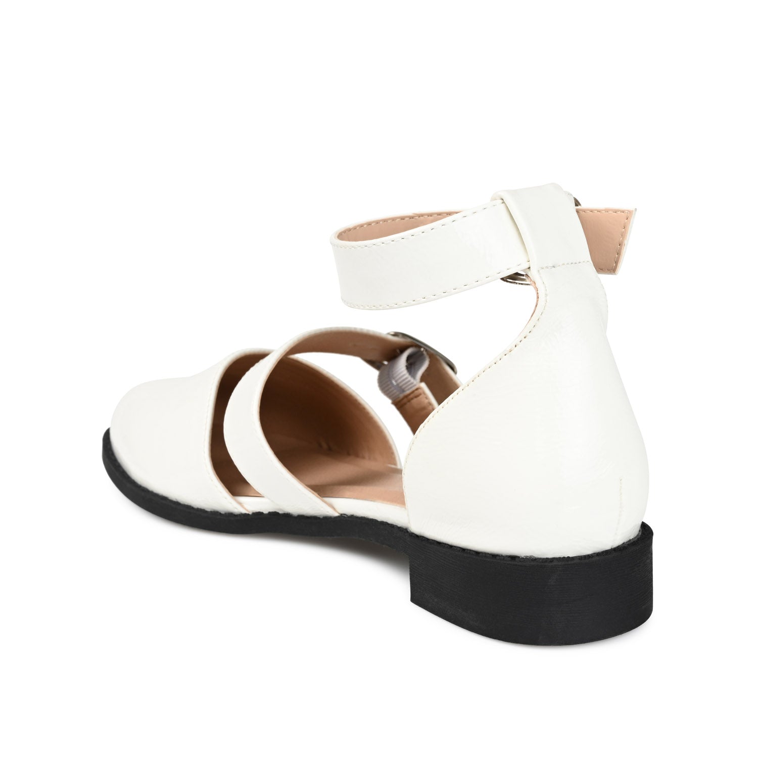 CONSTANCE MARY JANE LOAFER FLAT IN PATENT - Off White
