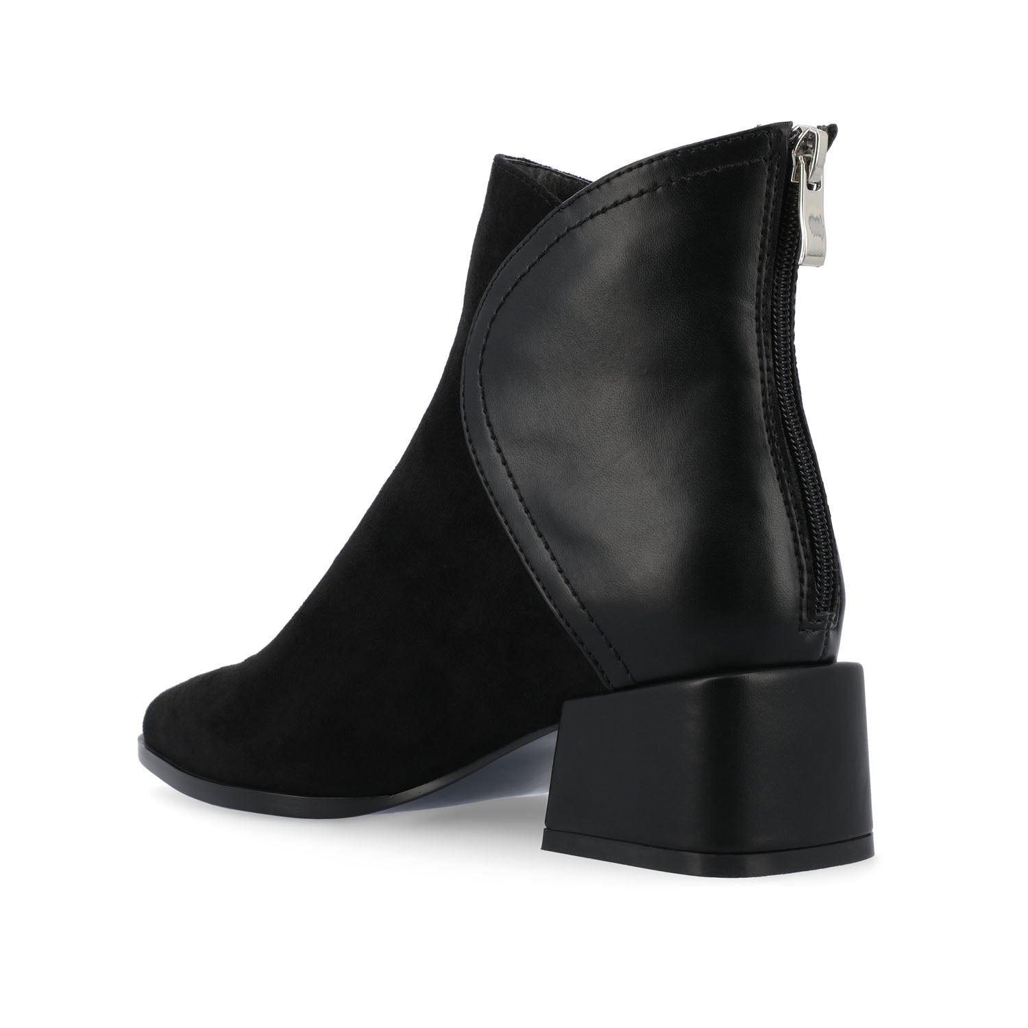CONSUELLO POINTED TOE BOOTIES IN VEGAN LEATHER
