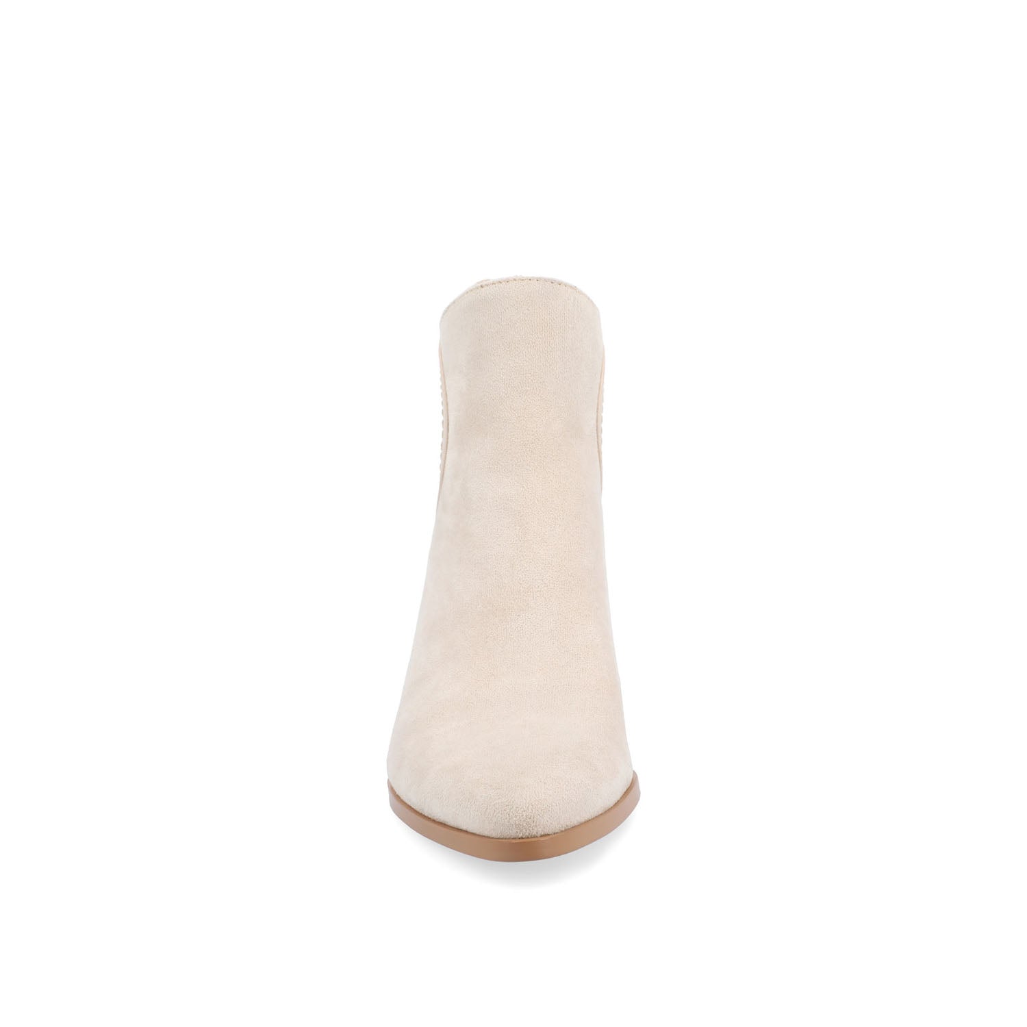 CONSUELLO POINTED TOE BOOTIES IN WIDE - Off White