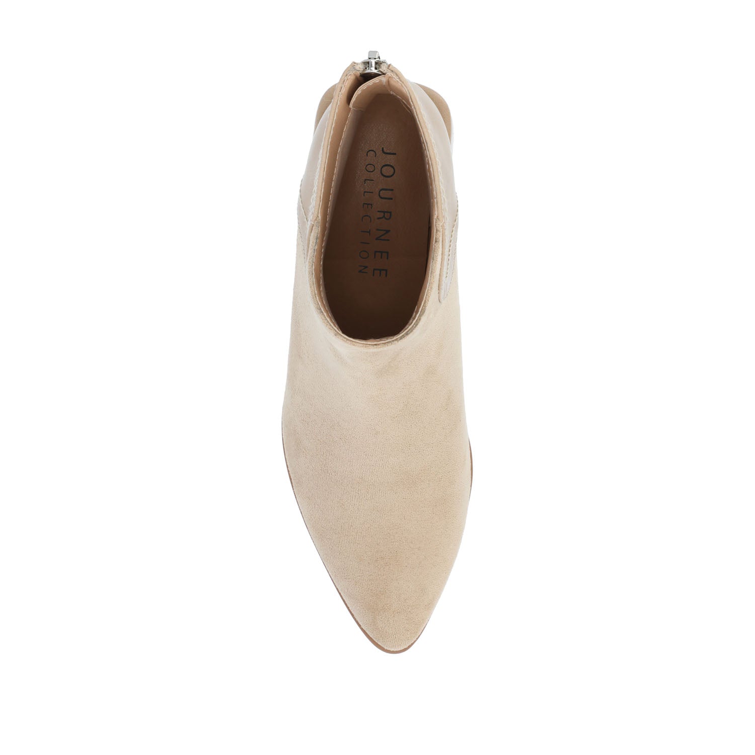 CONSUELLO POINTED TOE BOOTIES IN WIDE - Tan