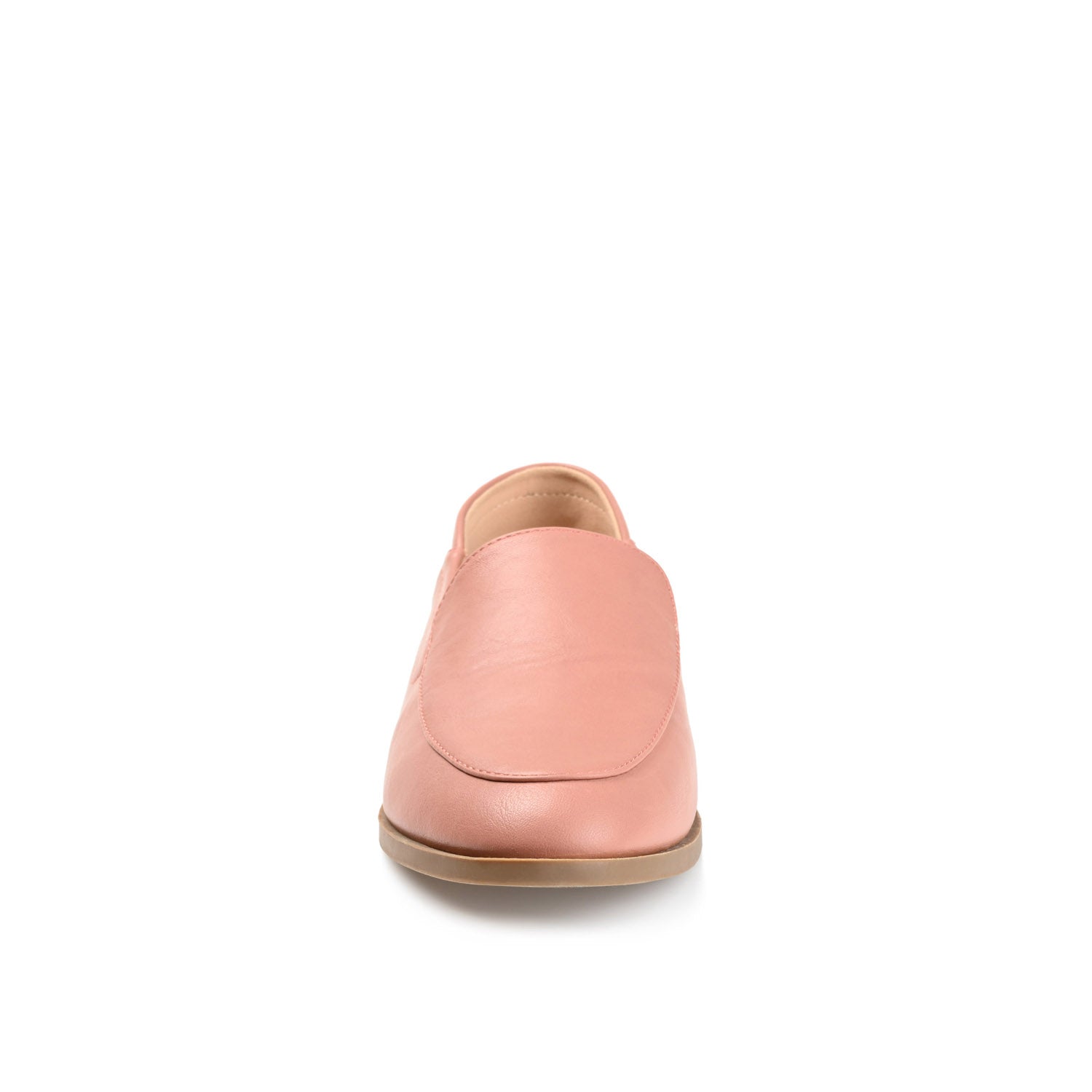 CORINNE LOAFER FLATS IN VEGAN LEATHER - Rose