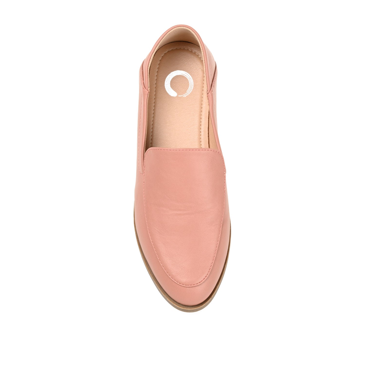 CORINNE LOAFER FLATS IN VEGAN LEATHER - Rose