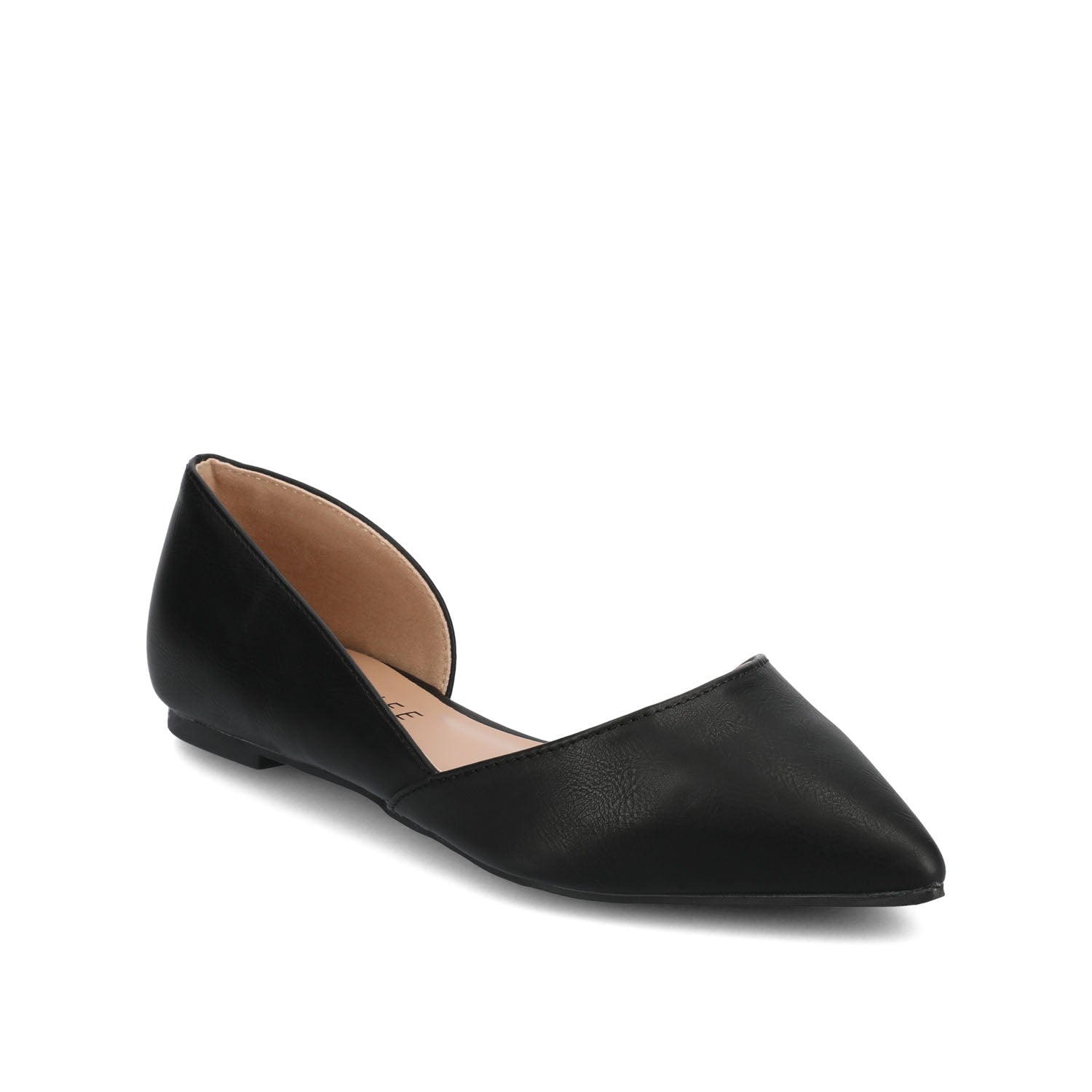 CORTNI D'ORSAY FLATS IN VEGAN LEATHER