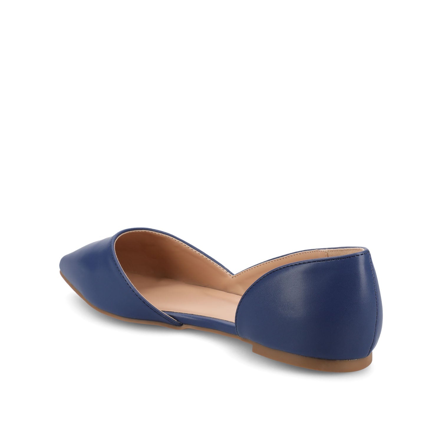 CORTNI D'ORSAY FLATS IN WIDE - Blue PU