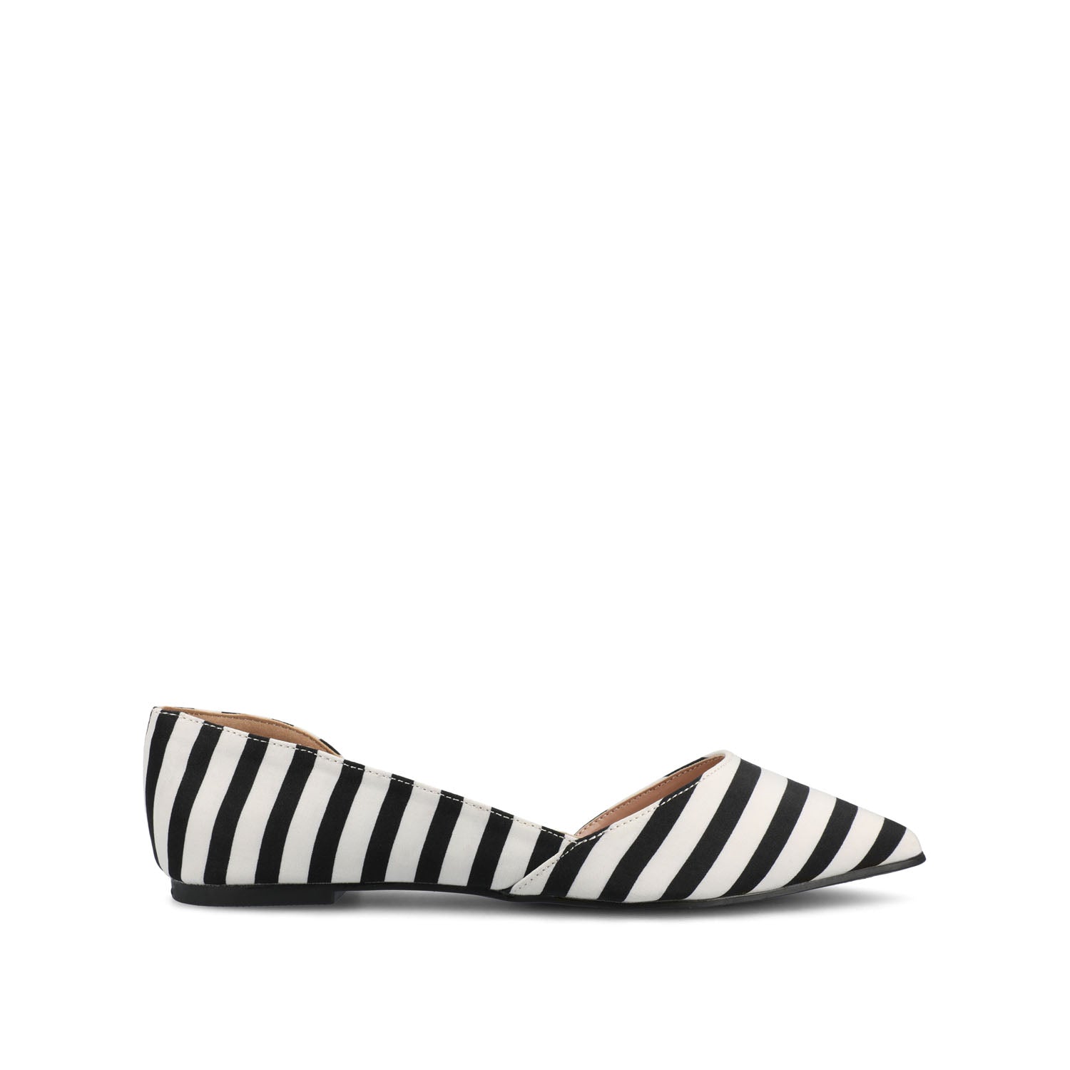 CORTNI D'ORSAY FLATS IN VEGAN LEATHER