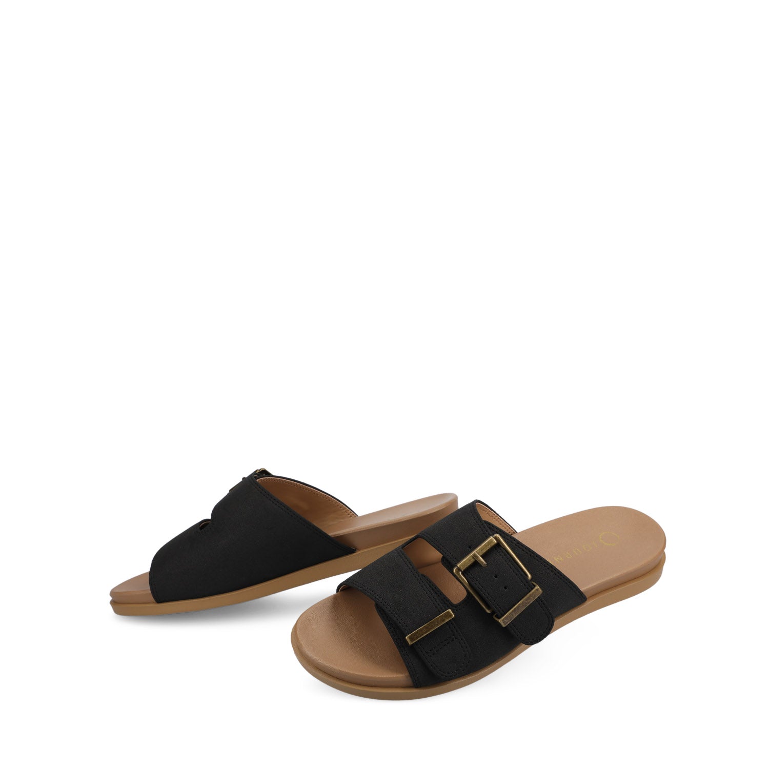 COSETTE FLAT SANDALS - Black
