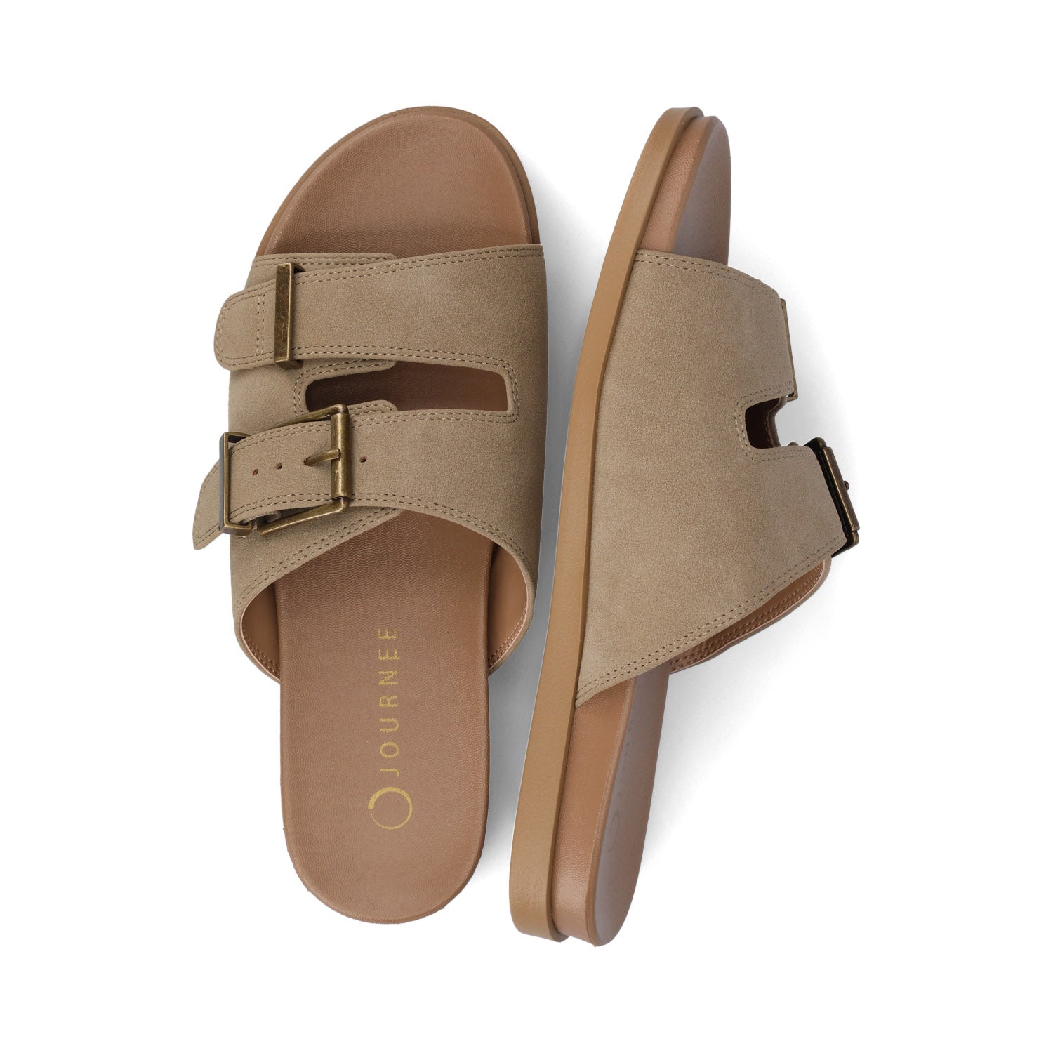COSETTE FLAT SANDALS - Taupe