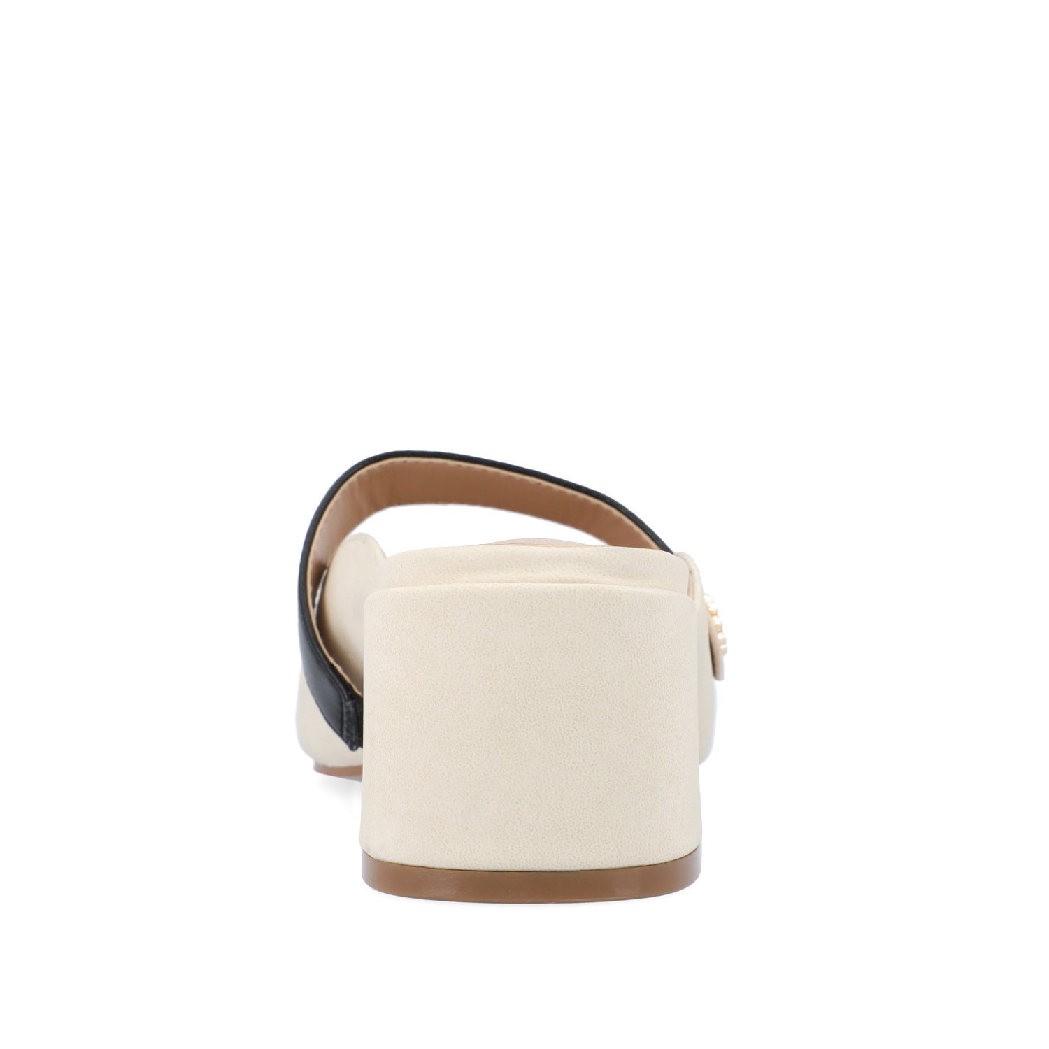 DALLA LOW BLOCK HEELS IN VEGAN LEATHER