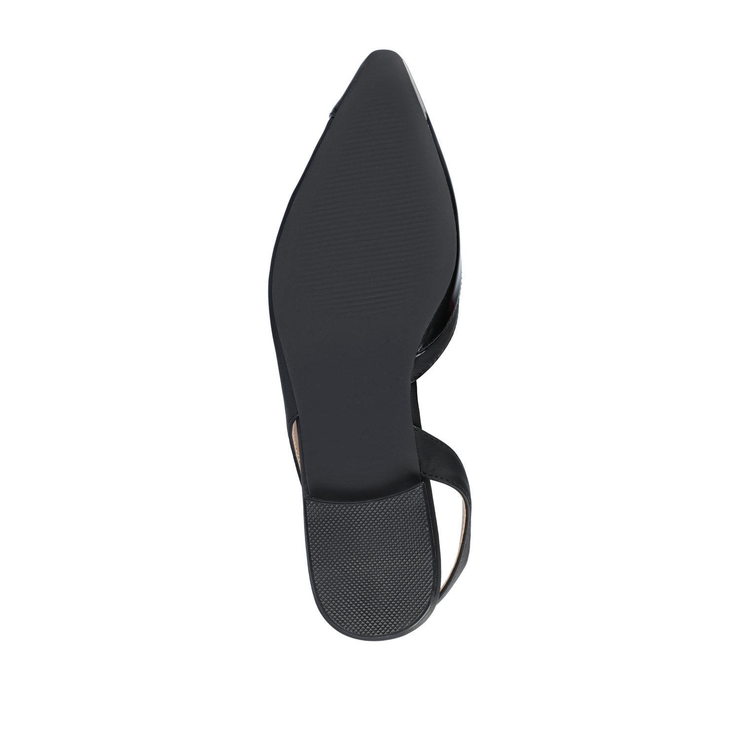 DAPHNNE BALLET FLATS IN TWEED FABRIC - Black