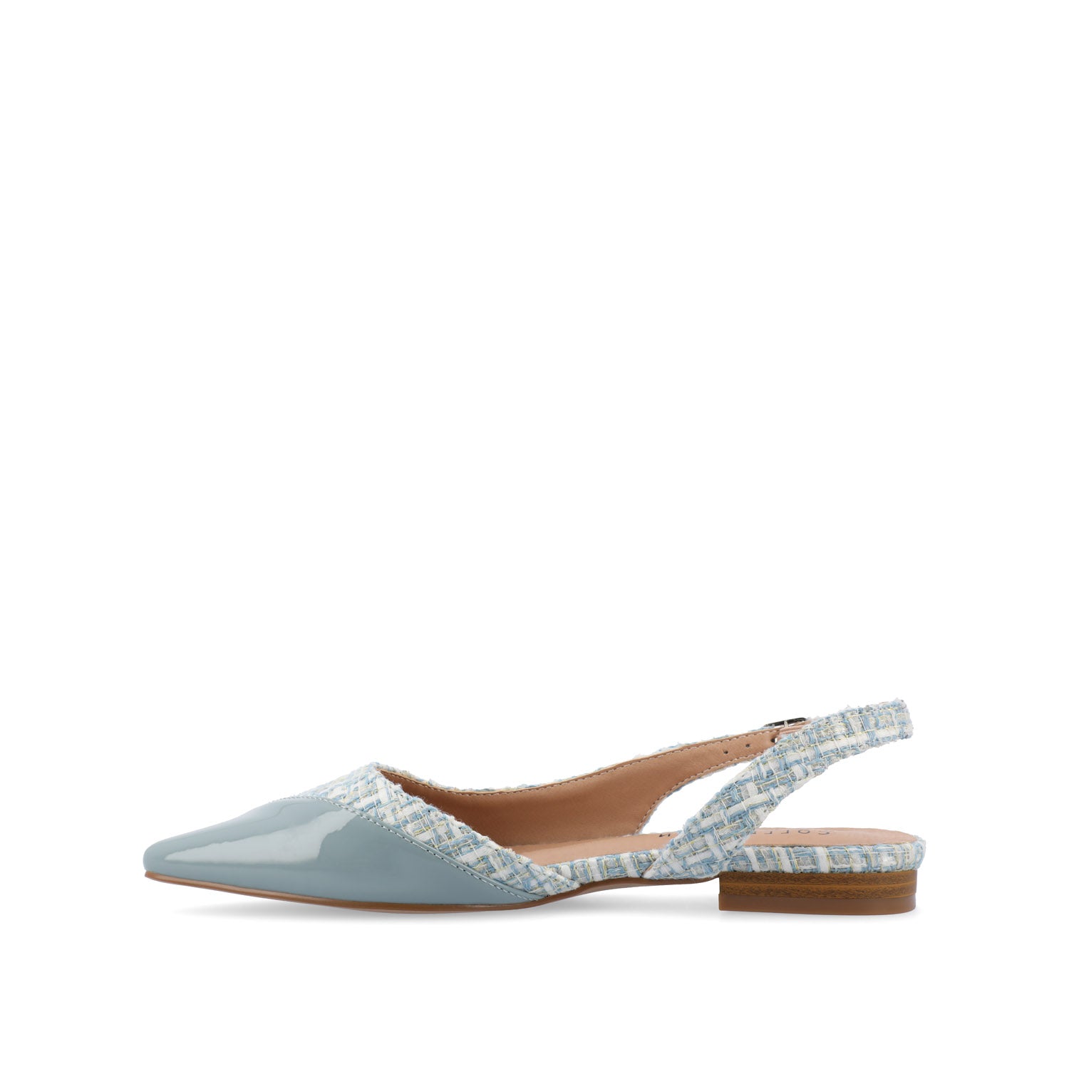 DAPHNNE BALLET FLATS IN TWEED FABRIC IN WIDE