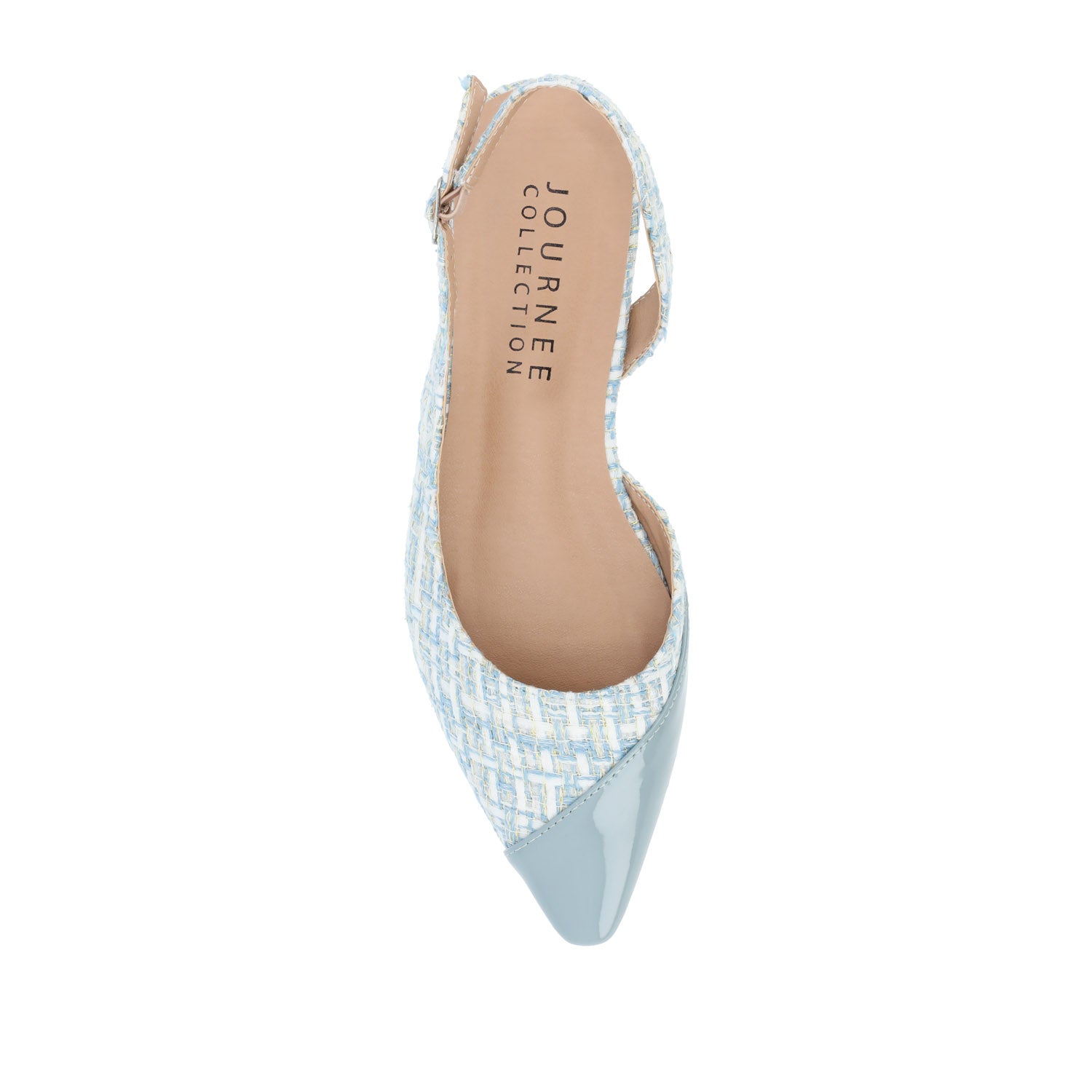 DAPHNNE BALLET FLATS IN TWEED FABRIC IN WIDE
