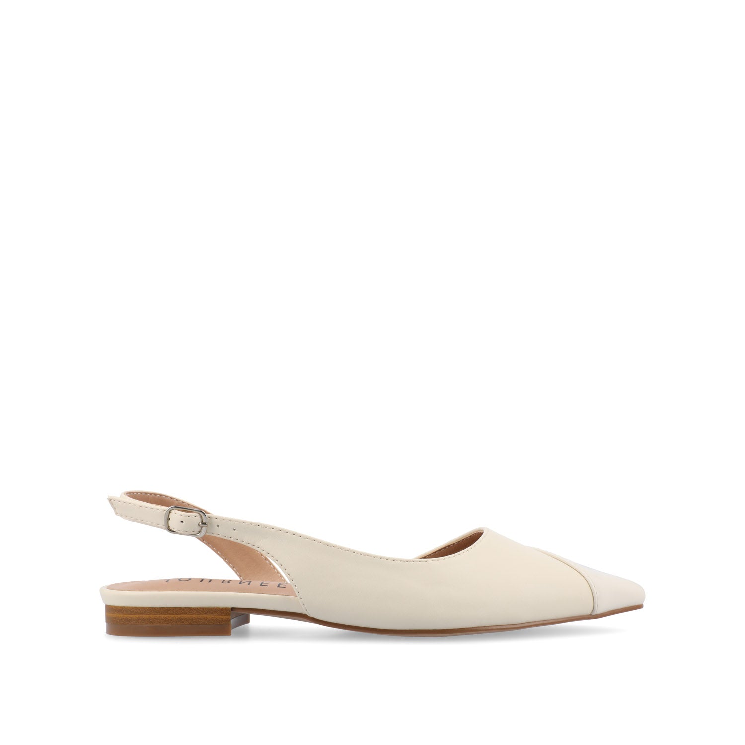 DAPHNNE BALLET FLATS IN TWEED FABRIC - Ivory