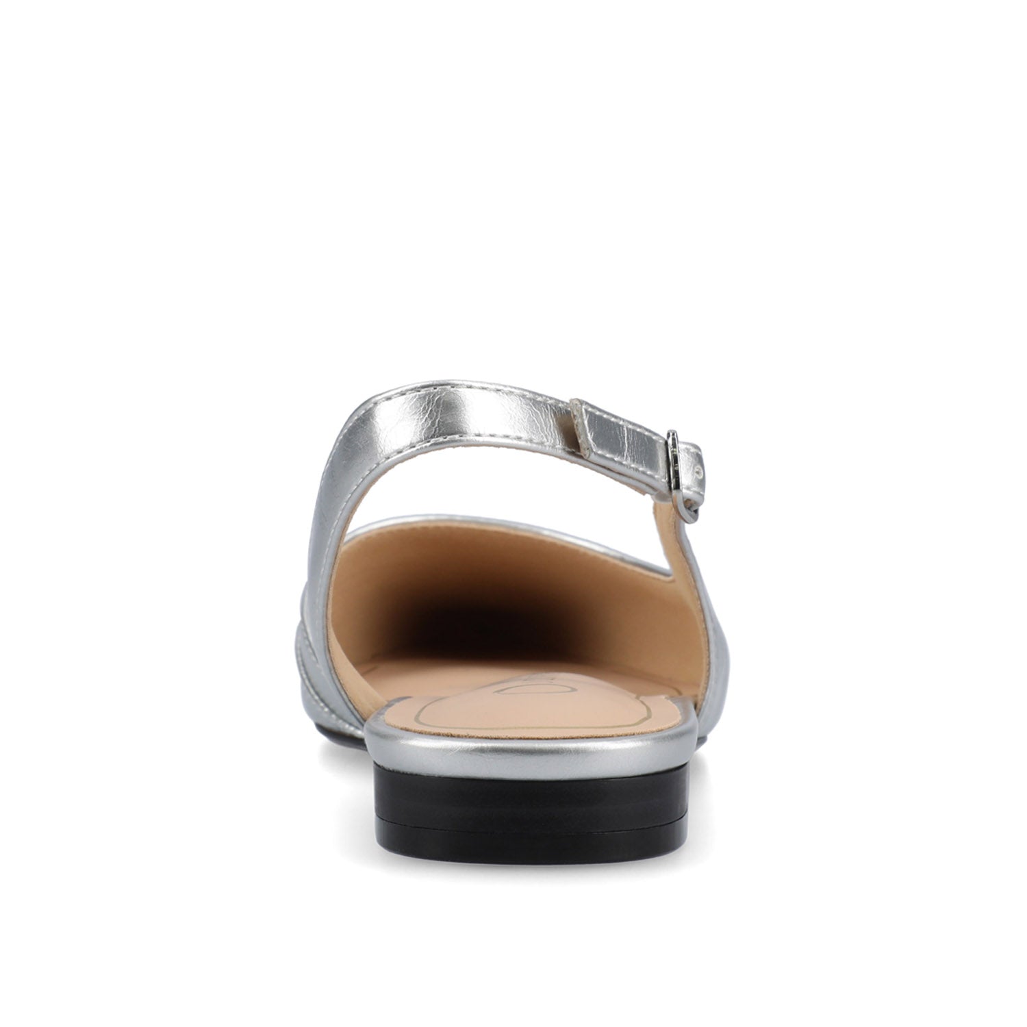 DAPHNNE BALLET FLATS IN TWEED FABRIC STATEMENT IN WIDE - Silver