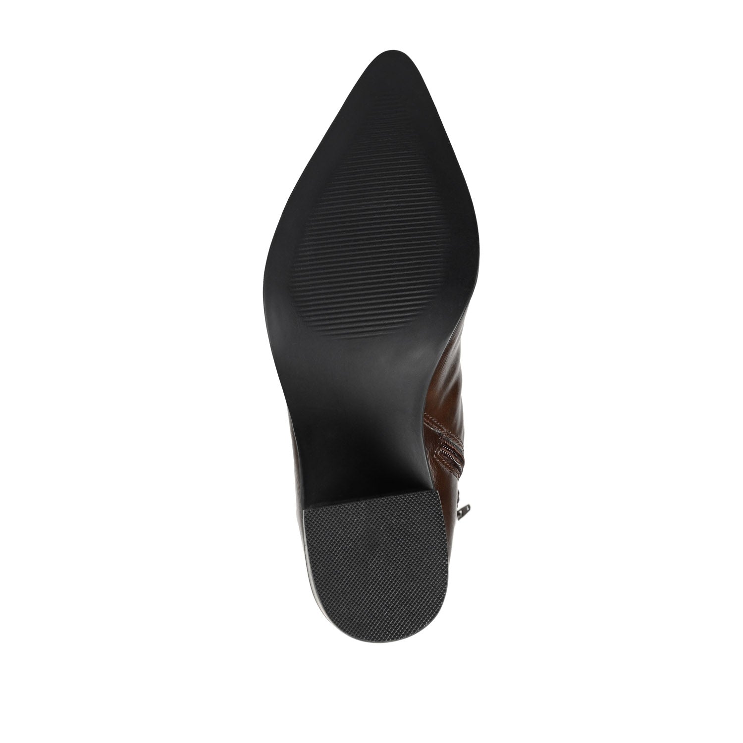 DARIA COWGIRL BOOTS IN WIDE CALF - Brown PU