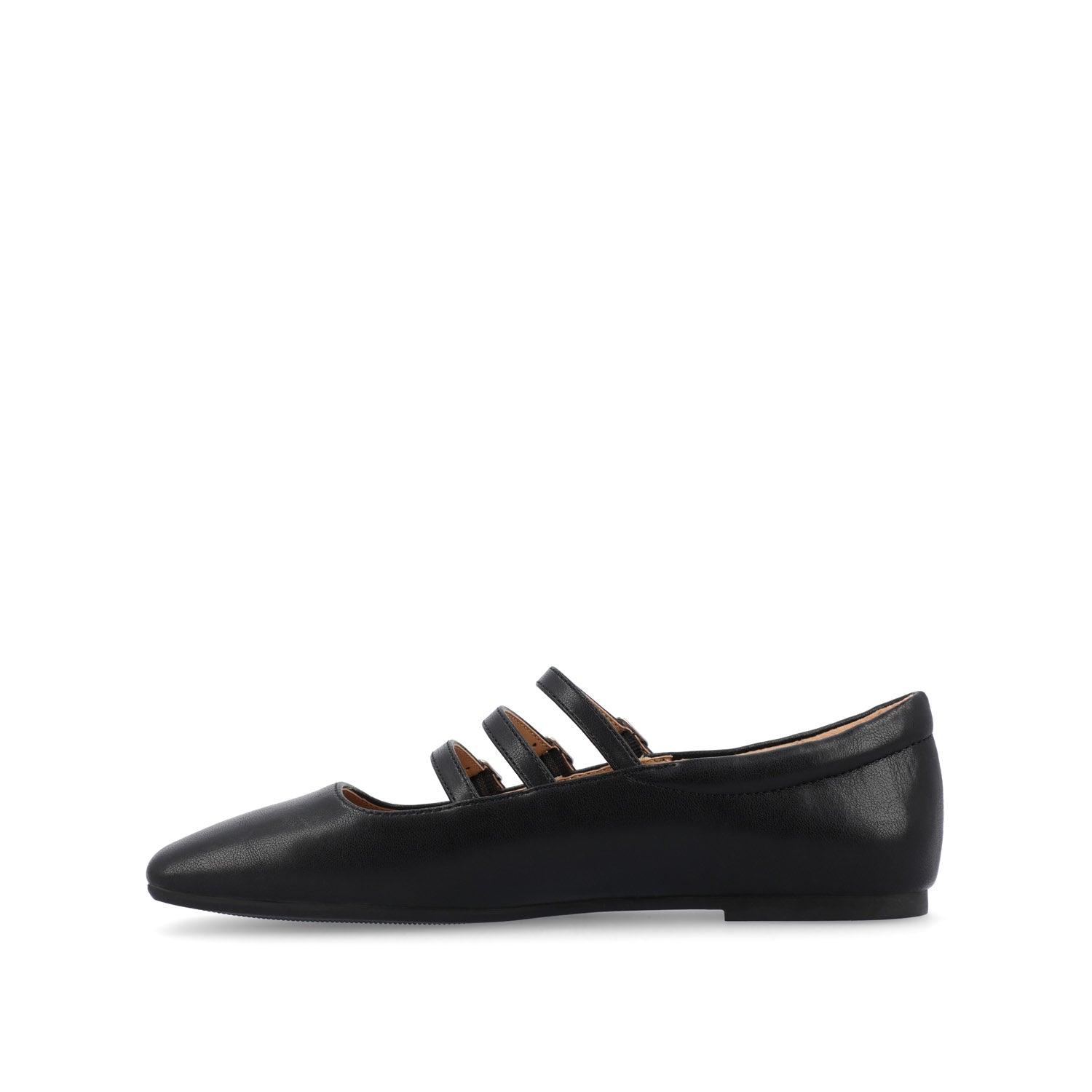 DARLIN BALLET FLATS IN VEGAN LEATHER - Black PU