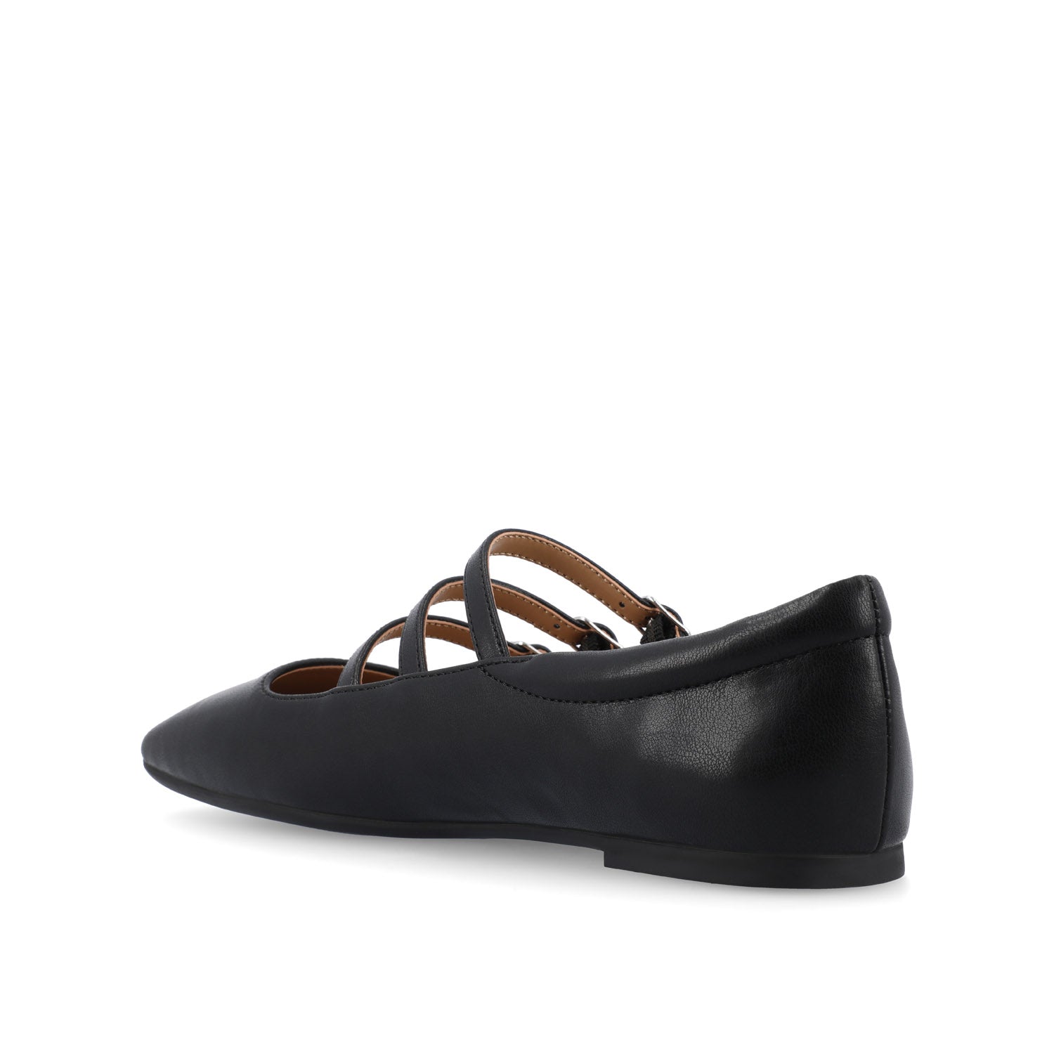 DARLIN VEGAN LEATHER FLATS IN WIDE