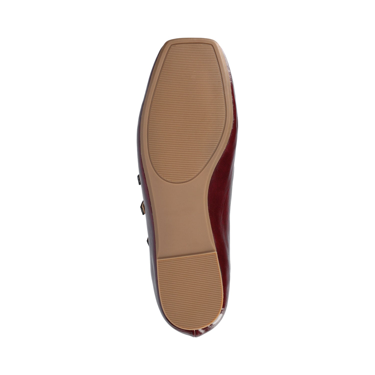 DARLIN BALLET FLATS IN STATEMENT - Crinkle Oxblood