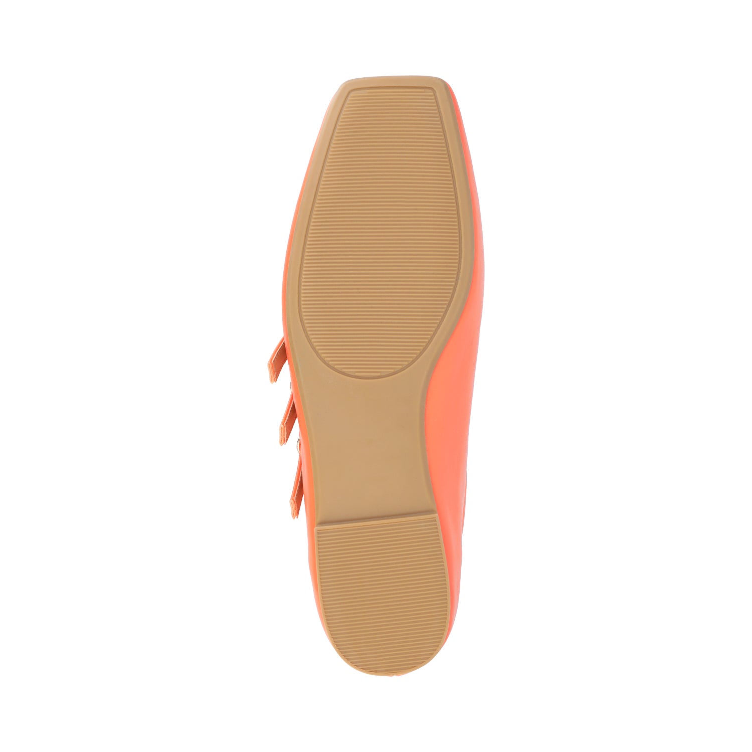 DARLIN FAUX LEATHER FLATS IN WIDE