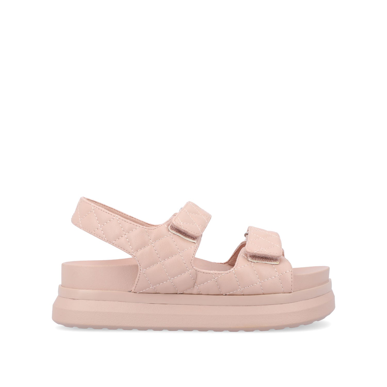 DEBBY DOUBLE STRAP SANDALS IN VEGAN LEATHER