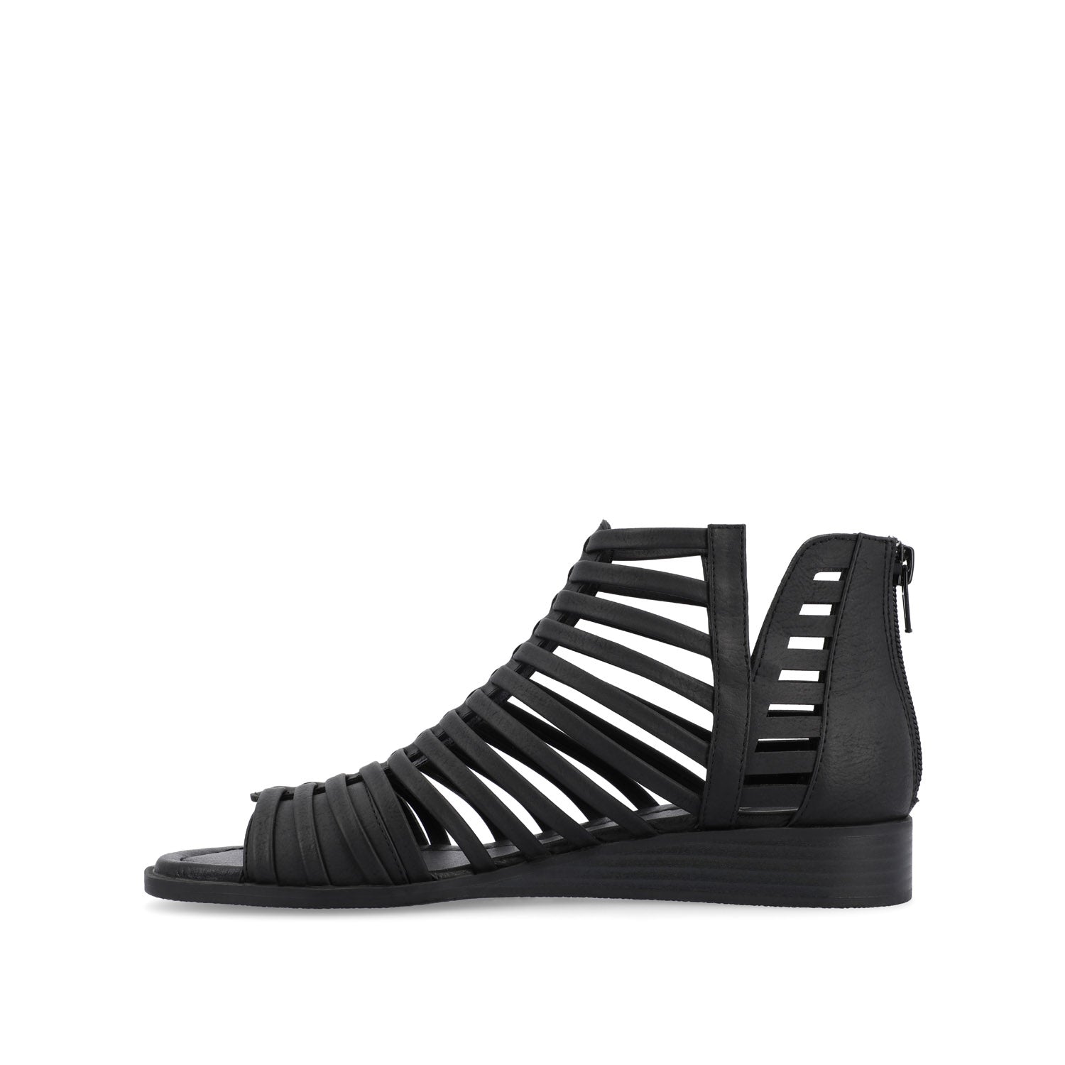 DELILAH GLADIATOR SANDALS IN WIDE - Black